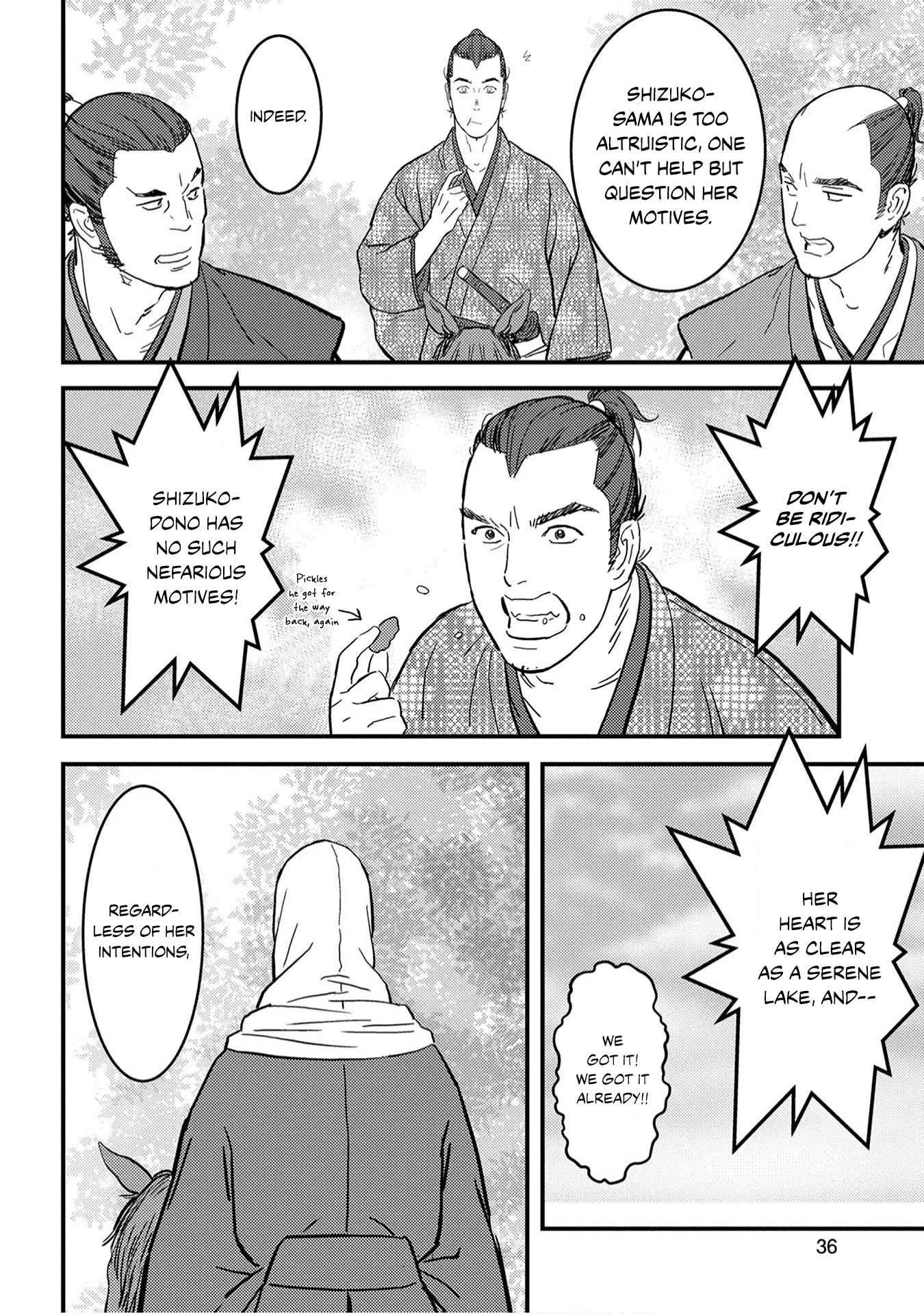 Sengoku Komachi Kuroutan: Noukou Giga Chapter 21 page 38