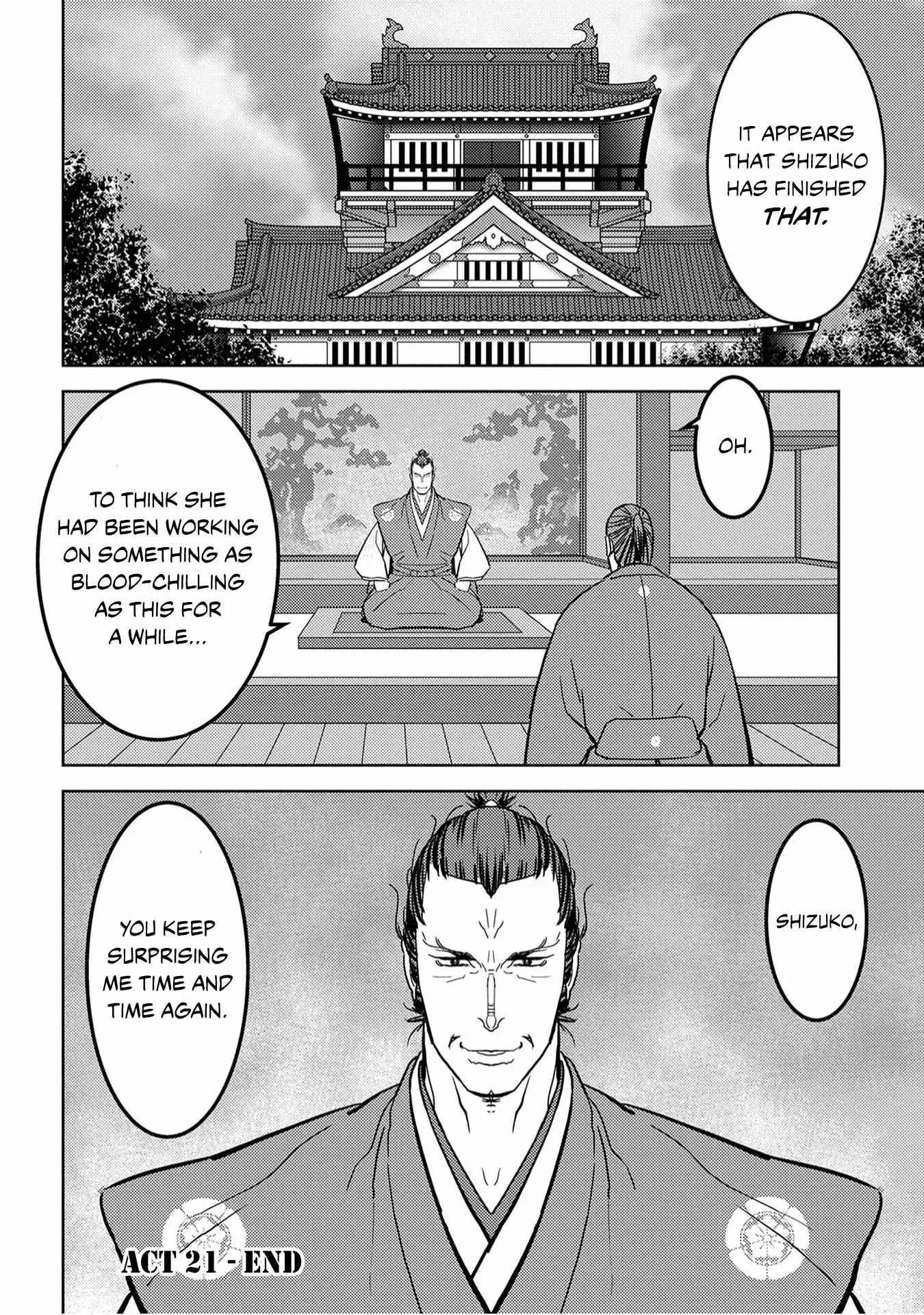 Sengoku Komachi Kuroutan: Noukou Giga Chapter 21 page 42