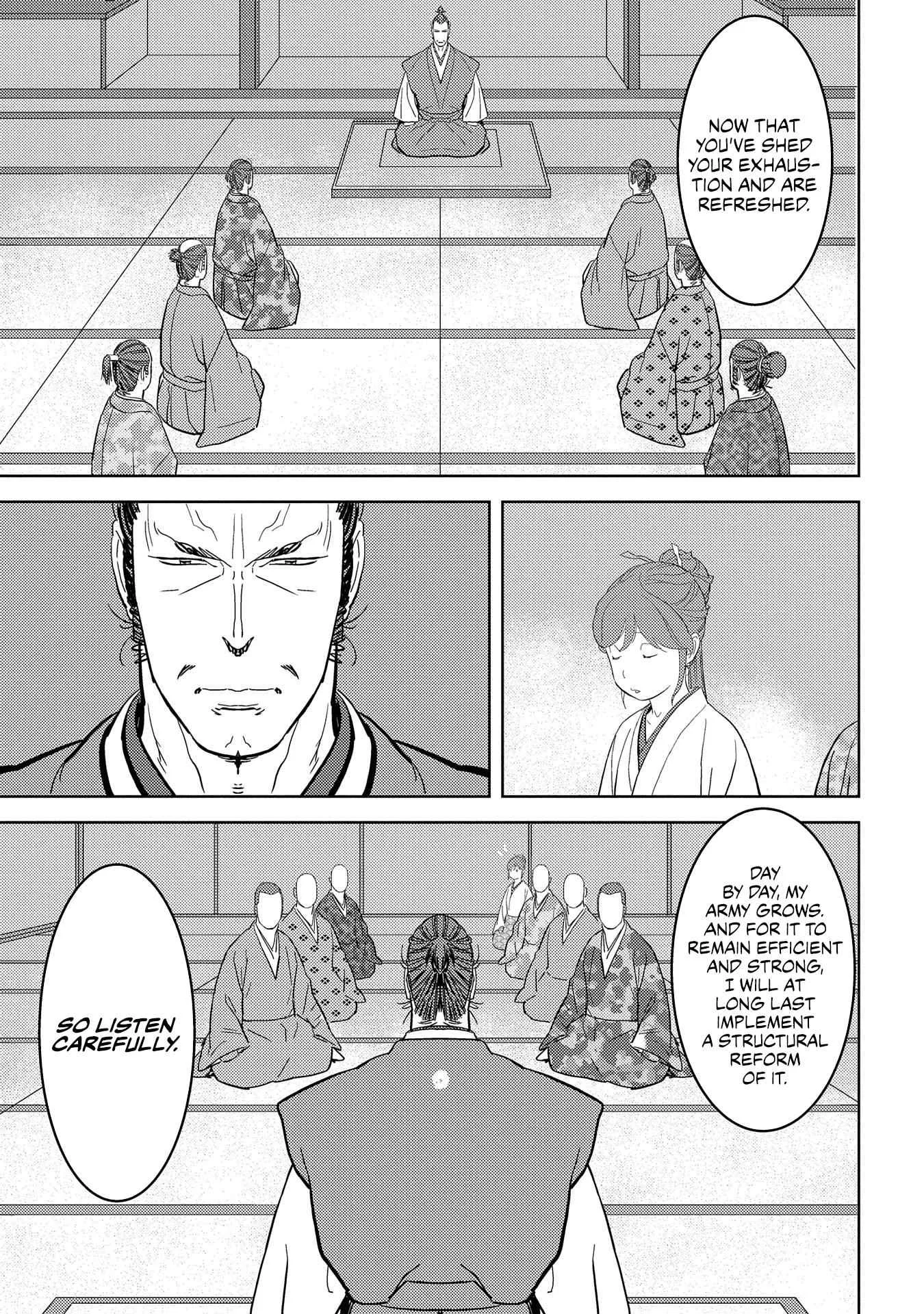 Sengoku Komachi Kuroutan: Noukou Giga Chapter 27 page 8