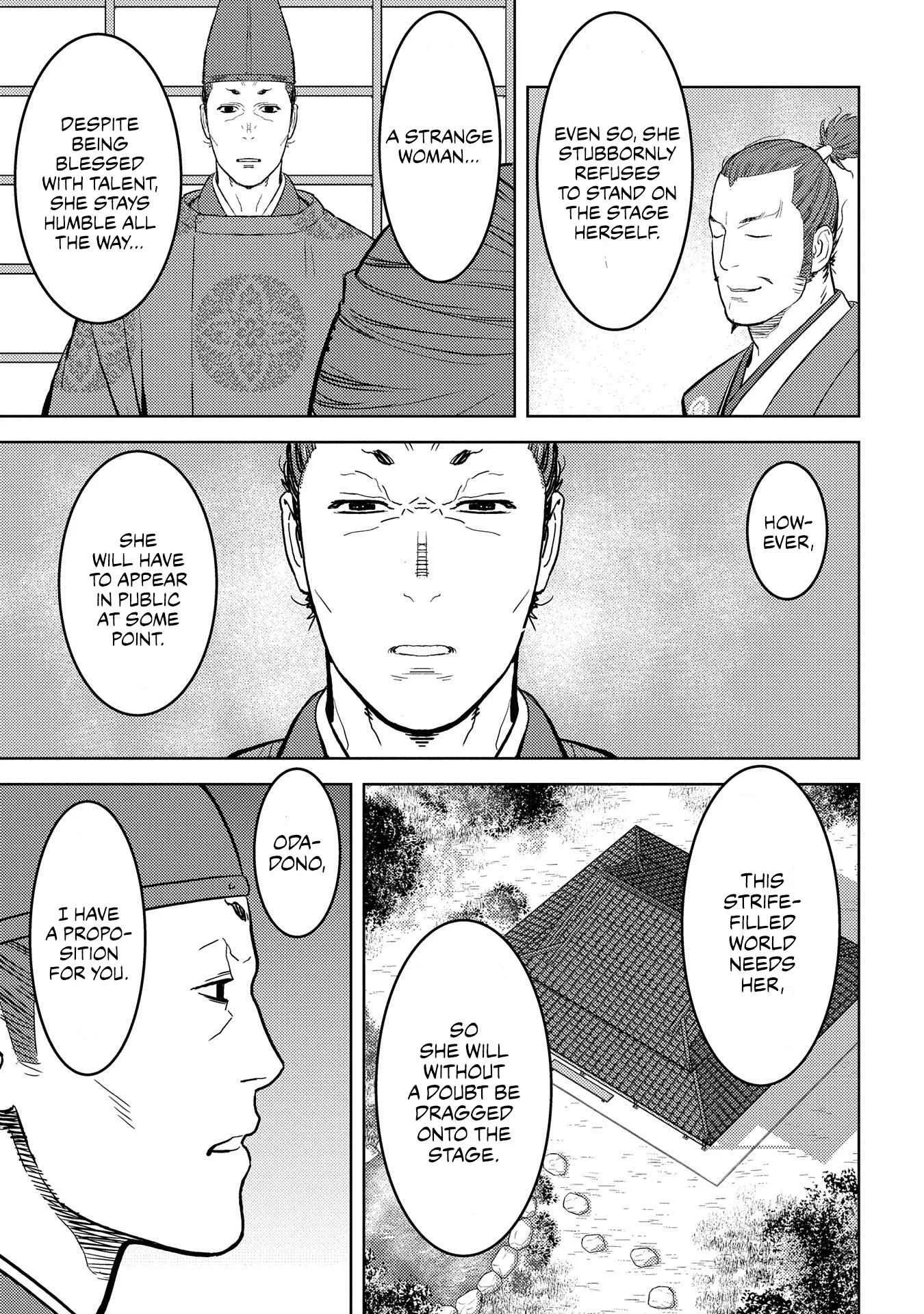 Sengoku Komachi Kuroutan: Noukou Giga Chapter 34 page 22