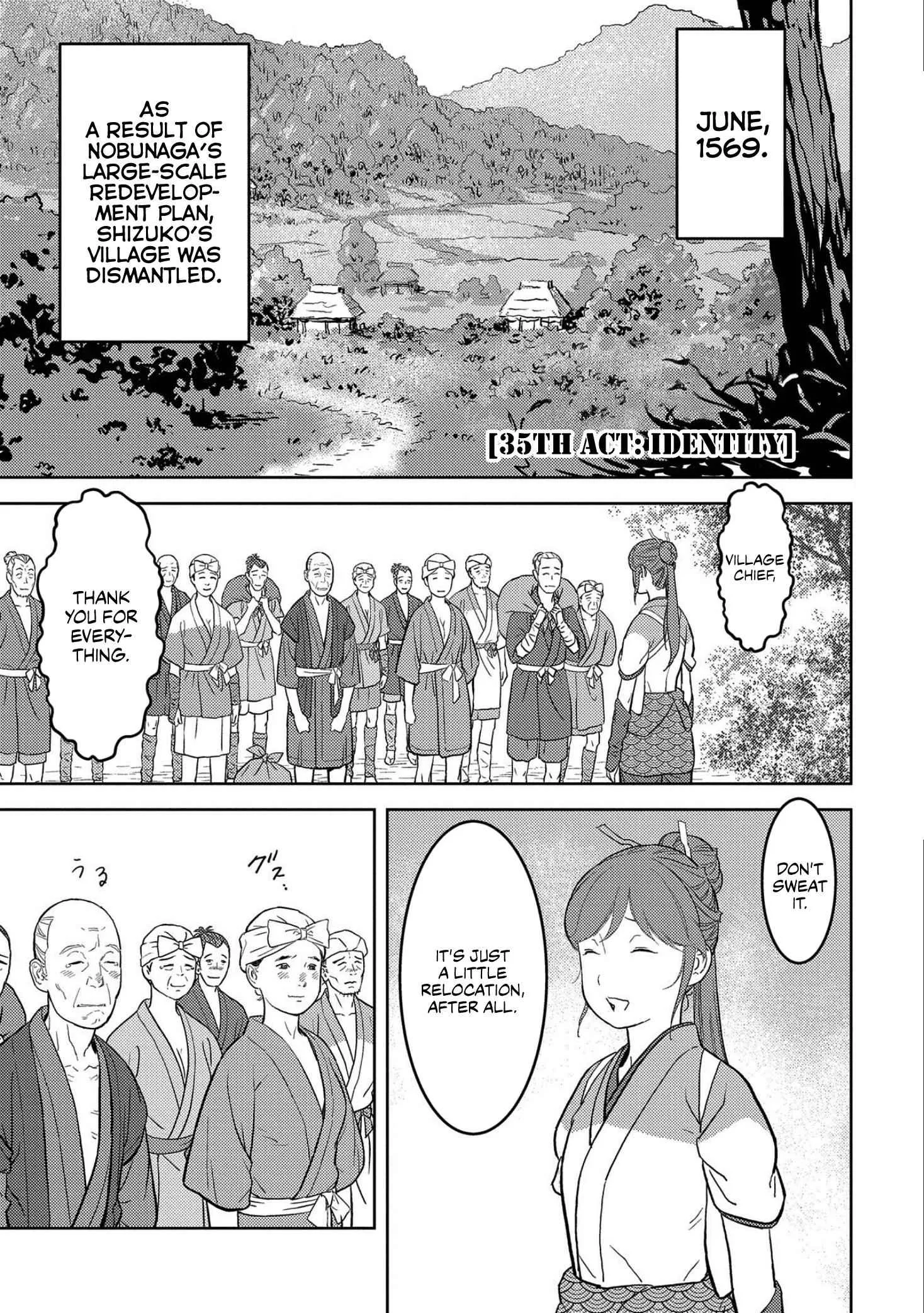 Sengoku Komachi Kuroutan: Noukou Giga Chapter 35 page 2
