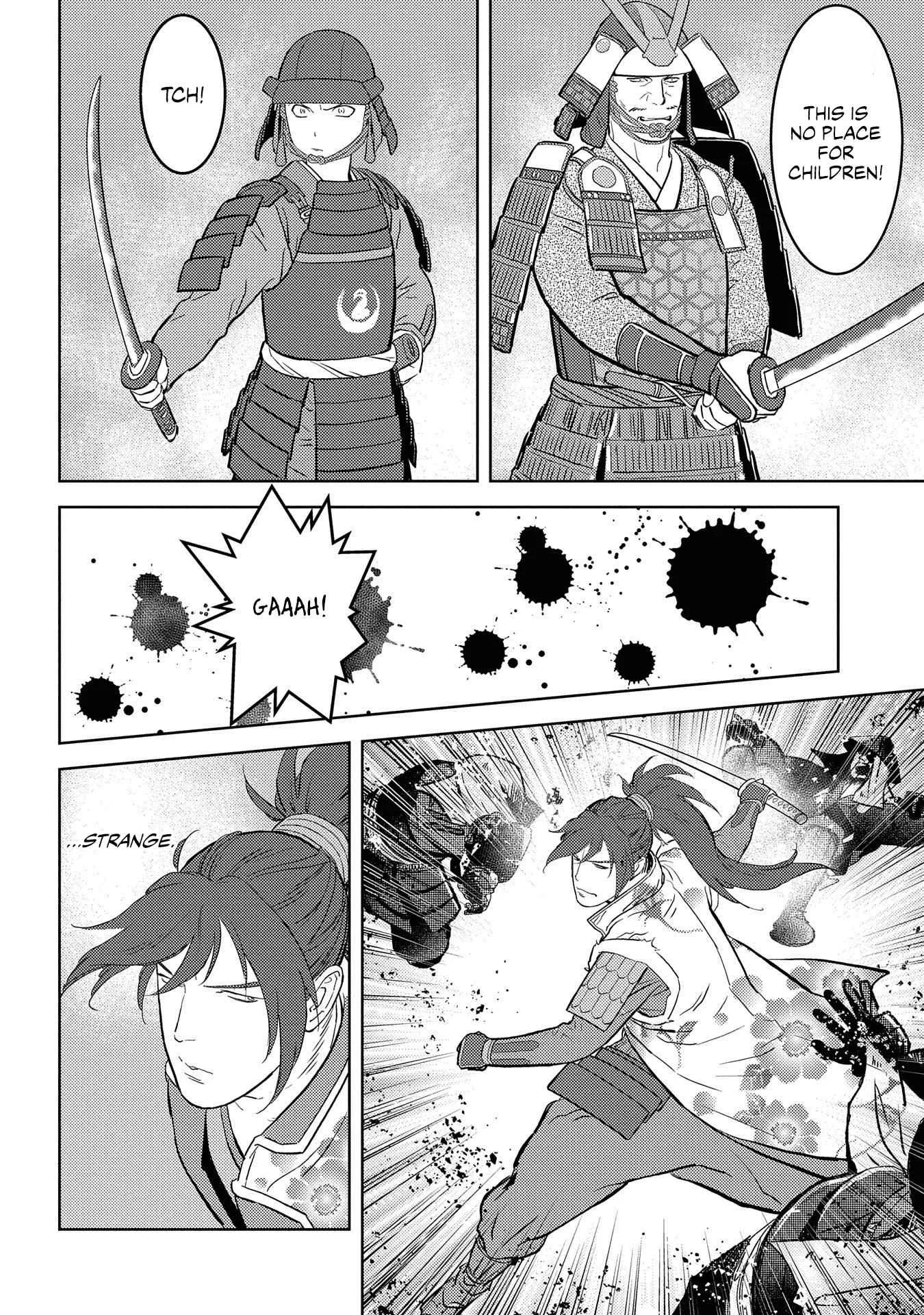 Sengoku Komachi Kuroutan: Noukou Giga Chapter 39 page 24