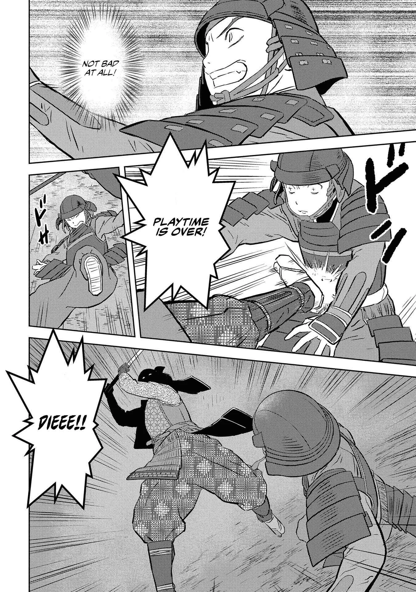 Sengoku Komachi Kuroutan: Noukou Giga Chapter 39 page 26