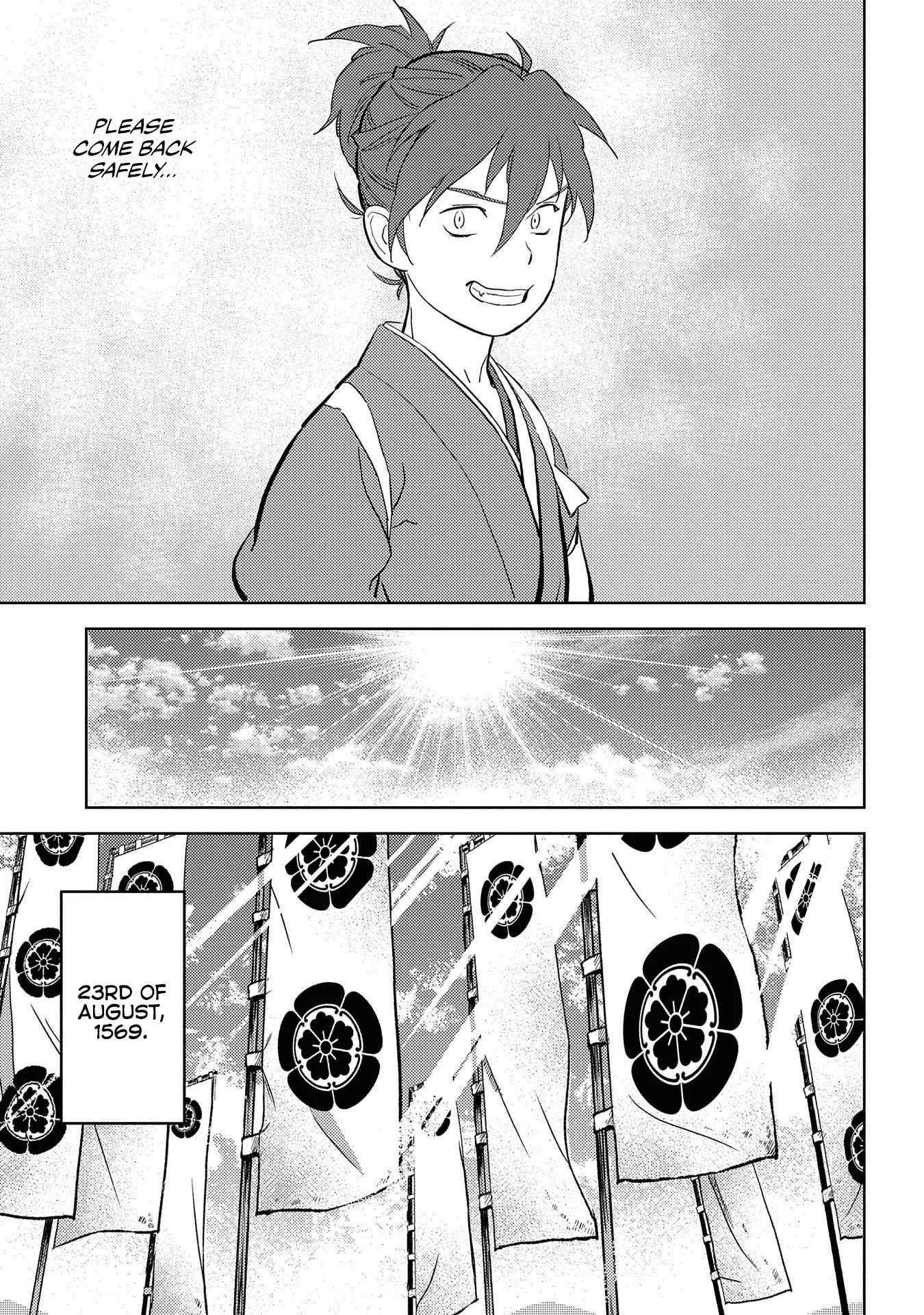 Sengoku Komachi Kuroutan: Noukou Giga Chapter 39 page 8