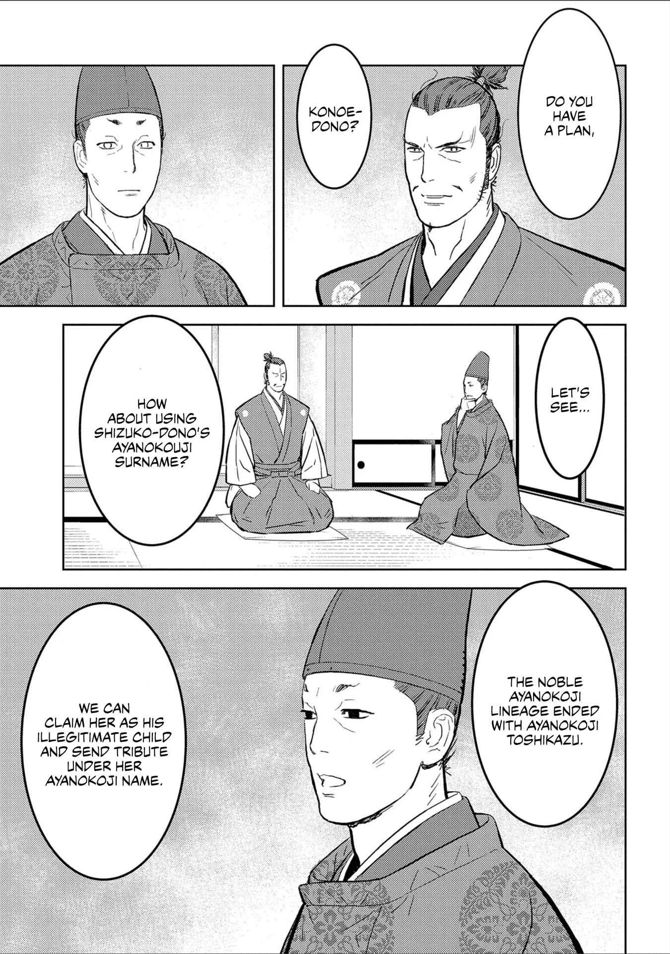 Sengoku Komachi Kuroutan: Noukou Giga Chapter 38 page 4