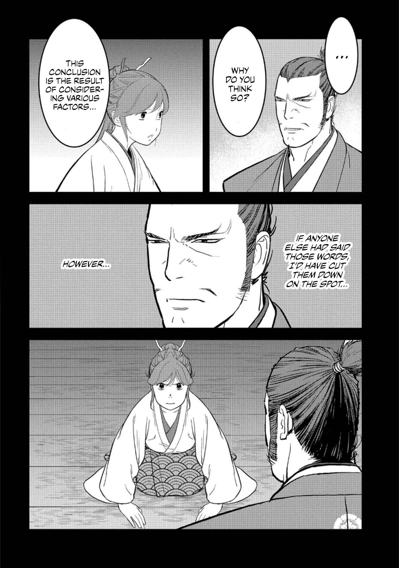 Sengoku Komachi Kuroutan: Noukou Giga Chapter 42 page 21