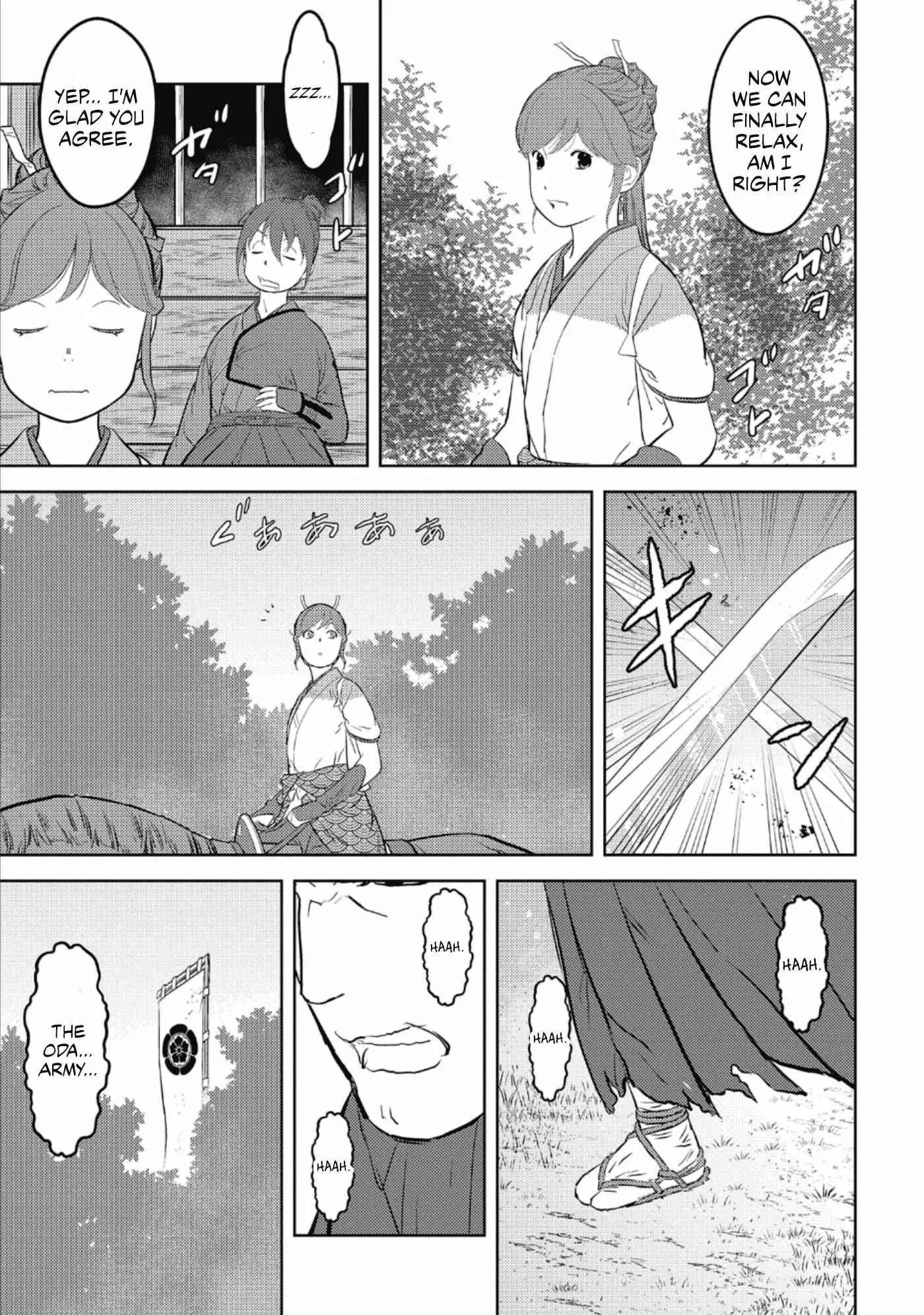 Sengoku Komachi Kuroutan: Noukou Giga Chapter 43 page 14