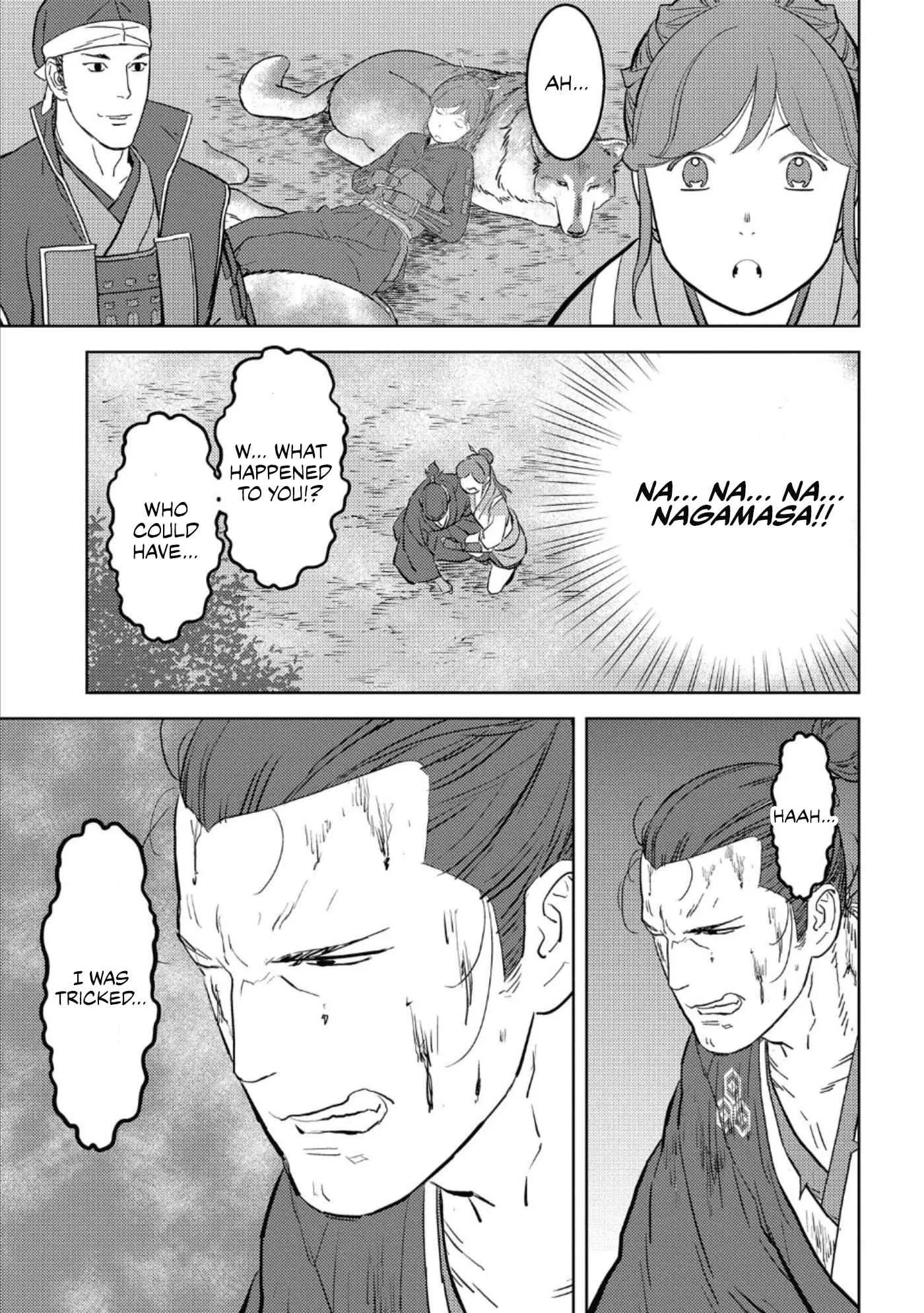 Sengoku Komachi Kuroutan: Noukou Giga Chapter 43 page 16