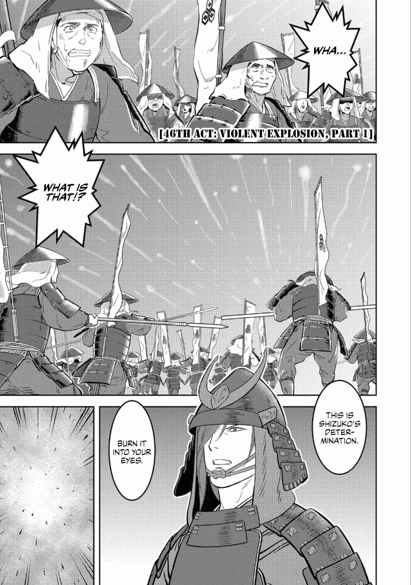 Sengoku Komachi Kuroutan: Noukou Giga Chapter 46 page 2