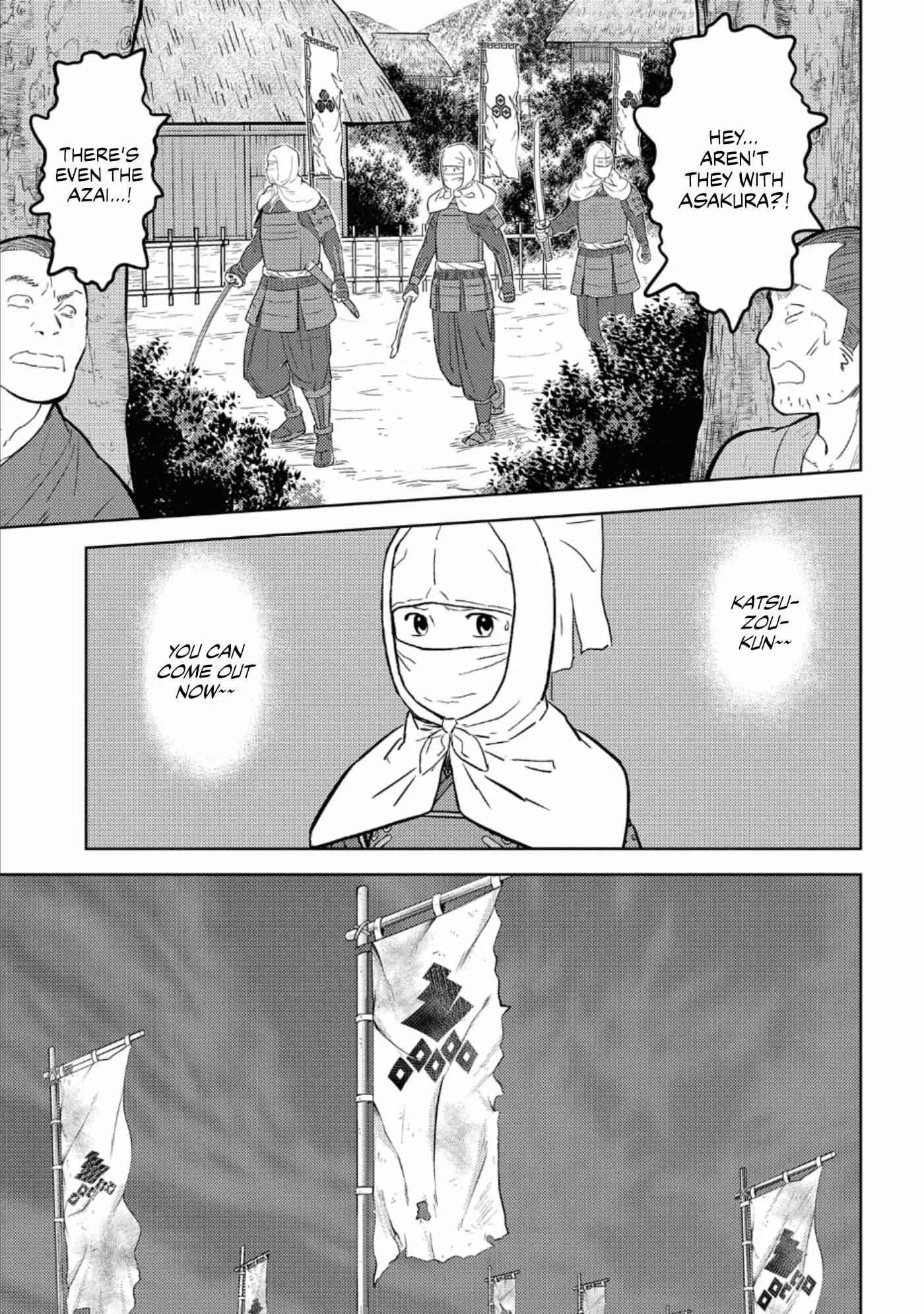 Sengoku Komachi Kuroutan: Noukou Giga Chapter 48 page 12