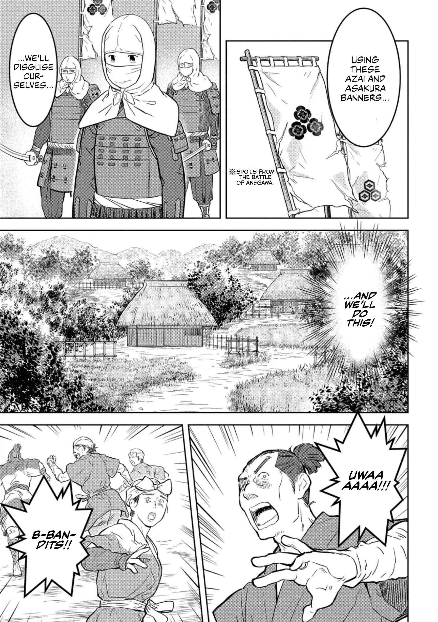 Sengoku Komachi Kuroutan: Noukou Giga Chapter 48 page 10