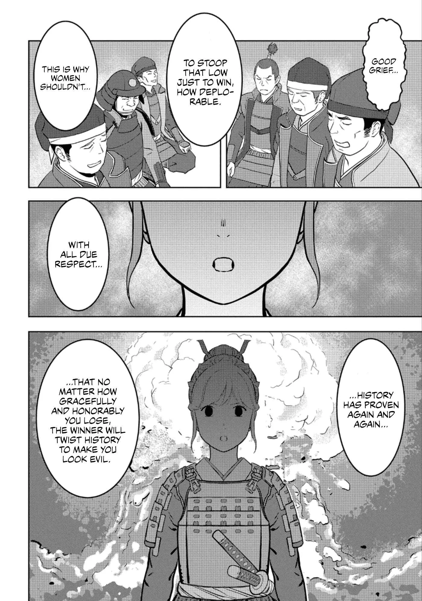 Sengoku Komachi Kuroutan: Noukou Giga Chapter 48 page 21