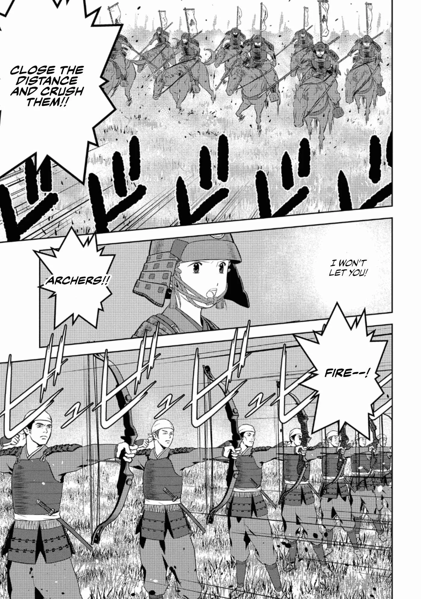 Sengoku Komachi Kuroutan: Noukou Giga Chapter 49 page 15
