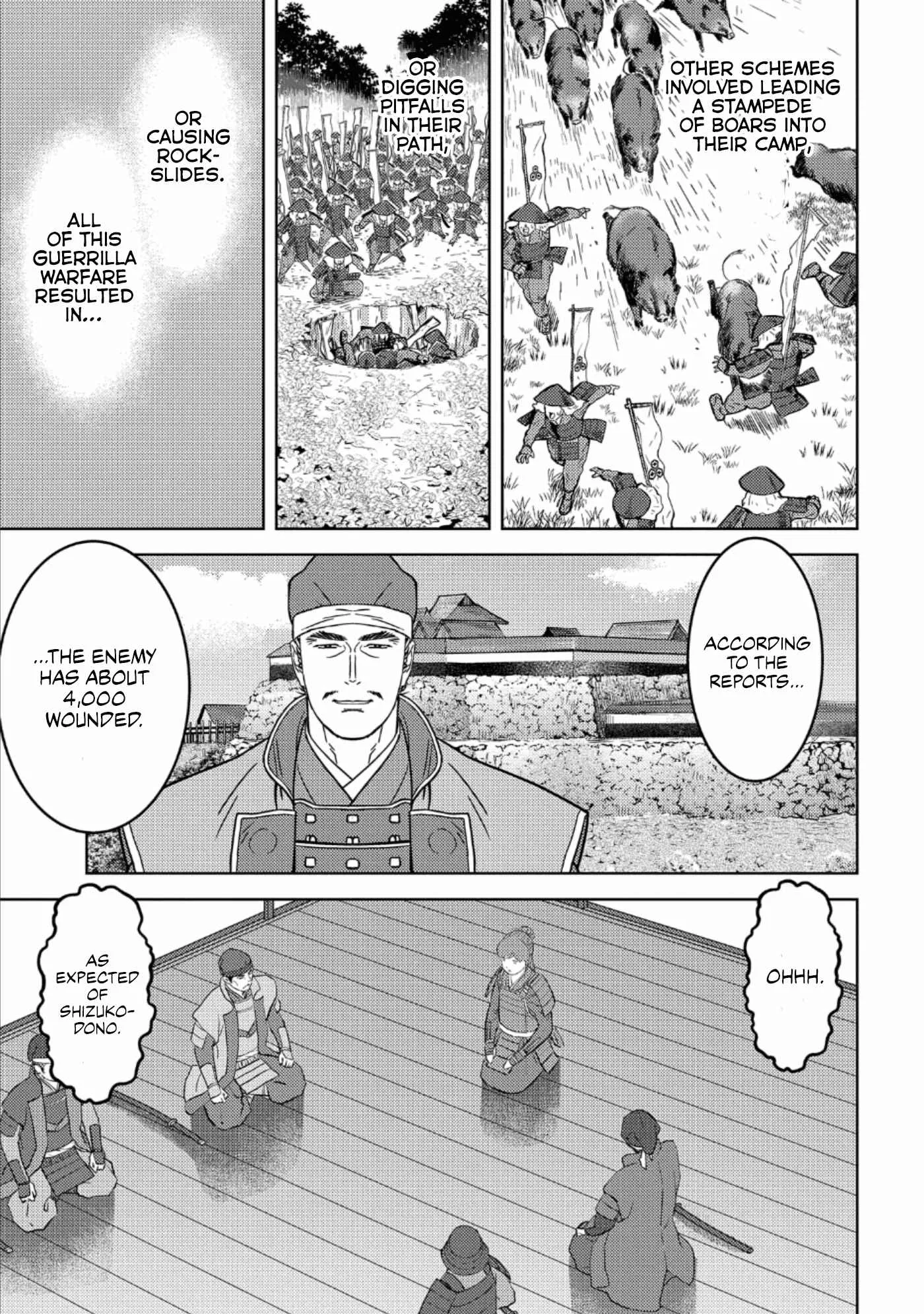 Sengoku Komachi Kuroutan: Noukou Giga Chapter 48 page 32