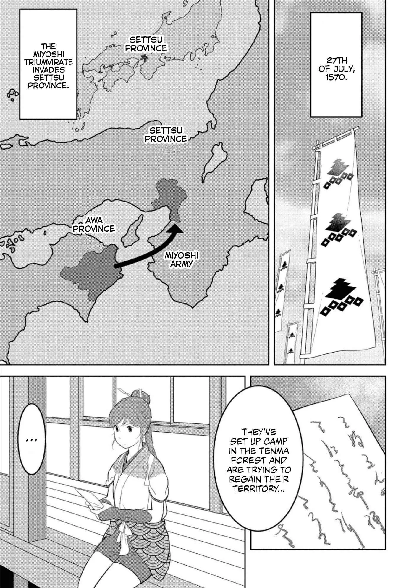 Sengoku Komachi Kuroutan: Noukou Giga Chapter 47 page 10