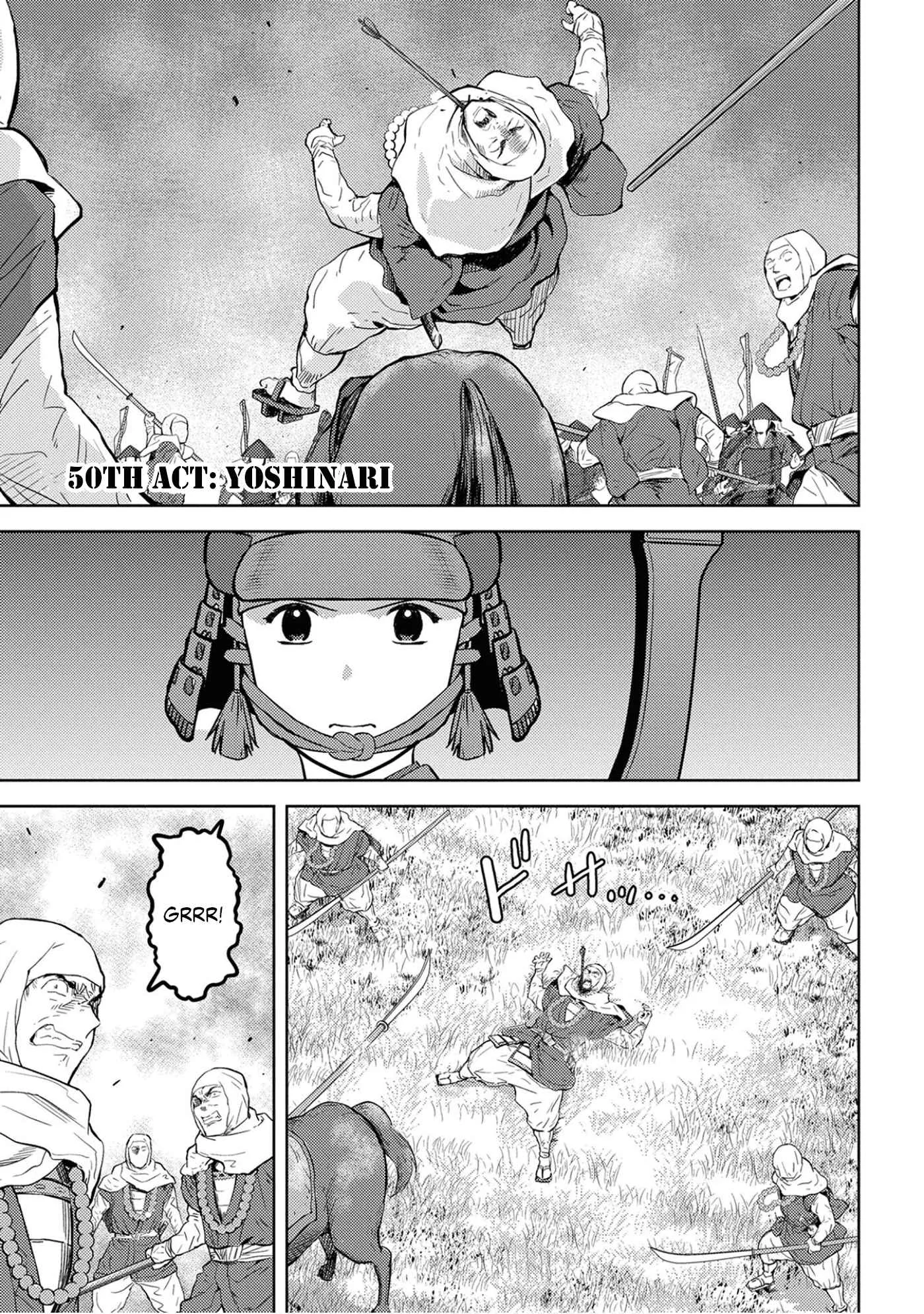 Sengoku Komachi Kuroutan: Noukou Giga Chapter 50 page 2