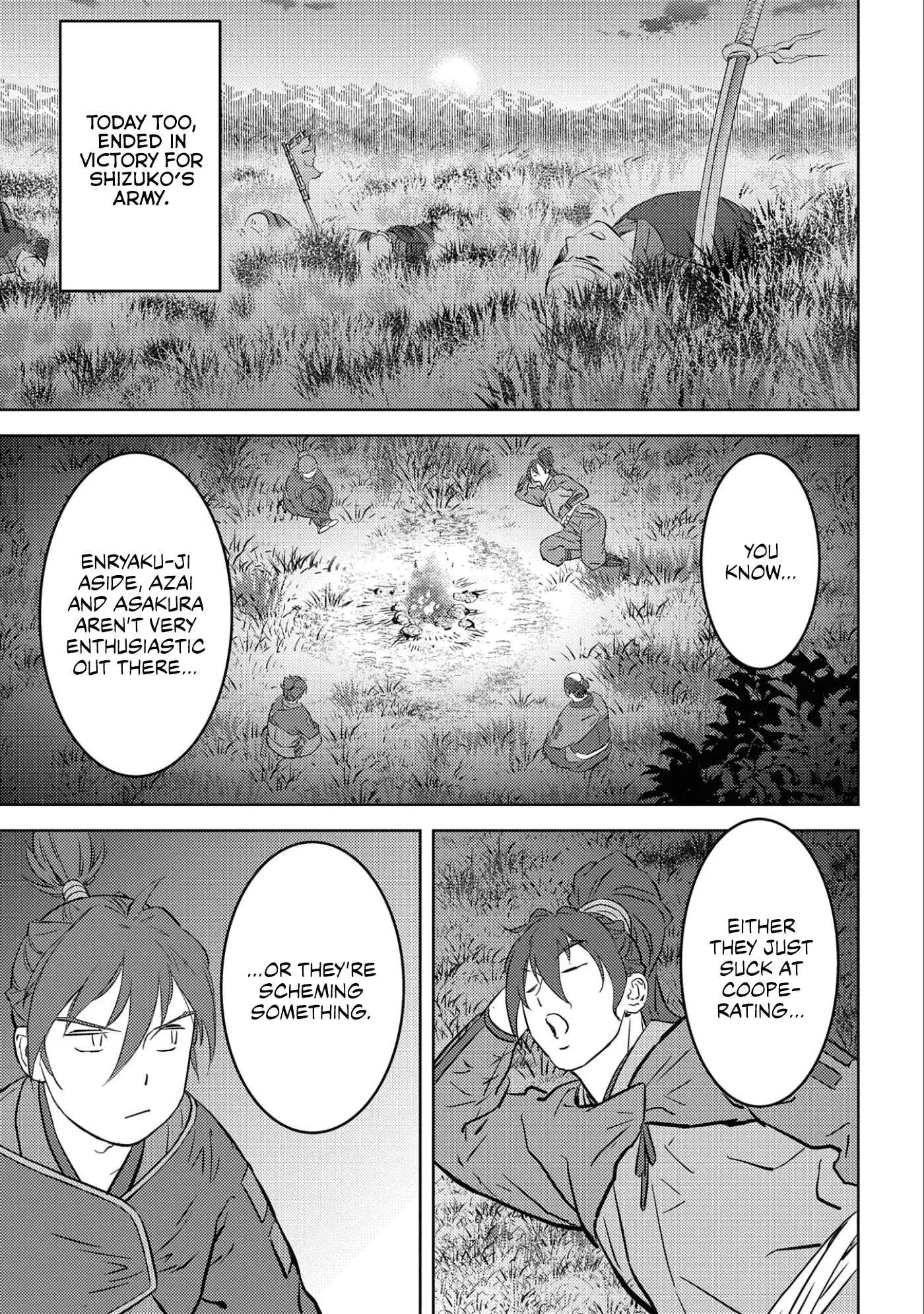 Sengoku Komachi Kuroutan: Noukou Giga Chapter 50 page 22