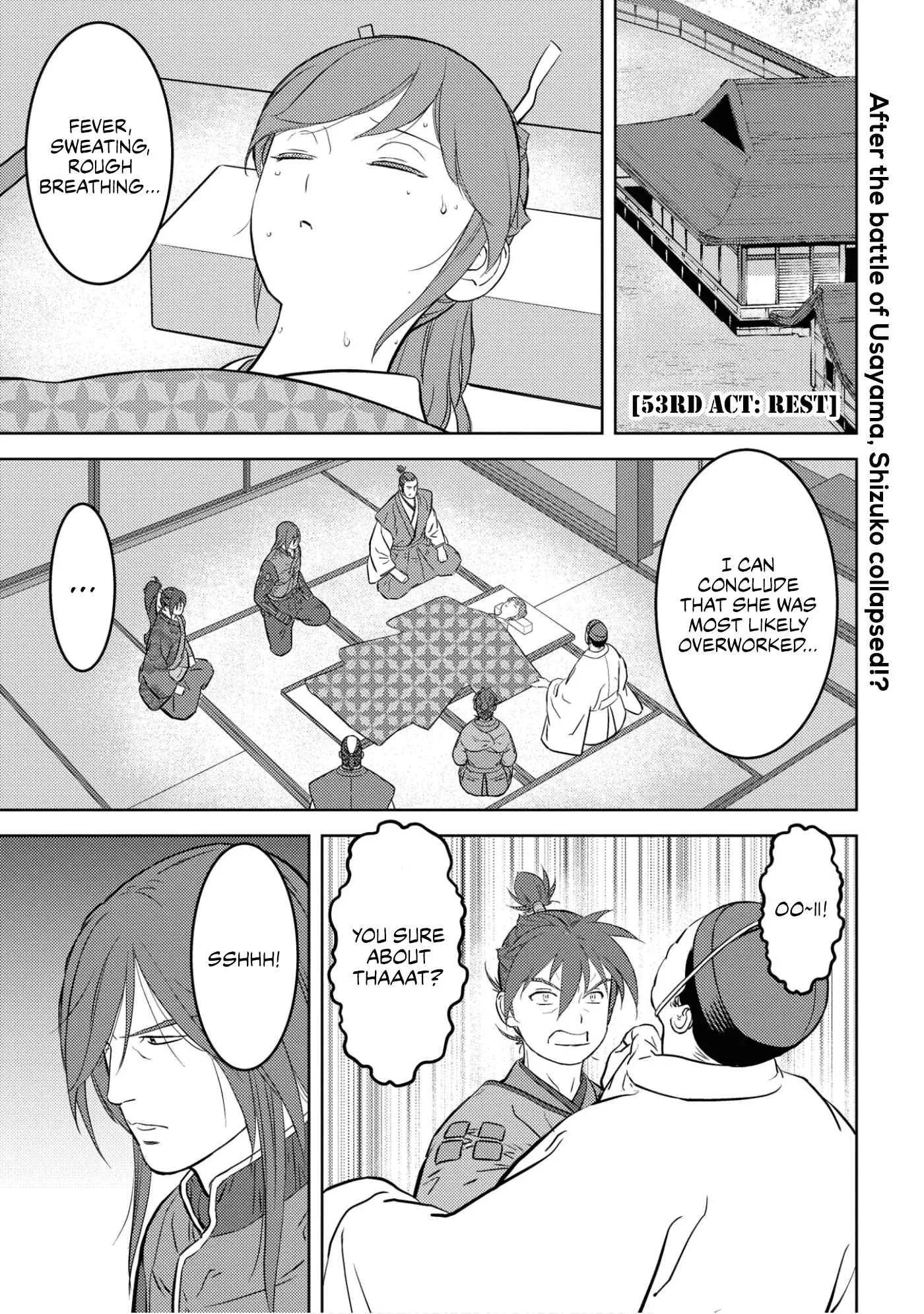 Sengoku Komachi Kuroutan: Noukou Giga Chapter 53 page 2