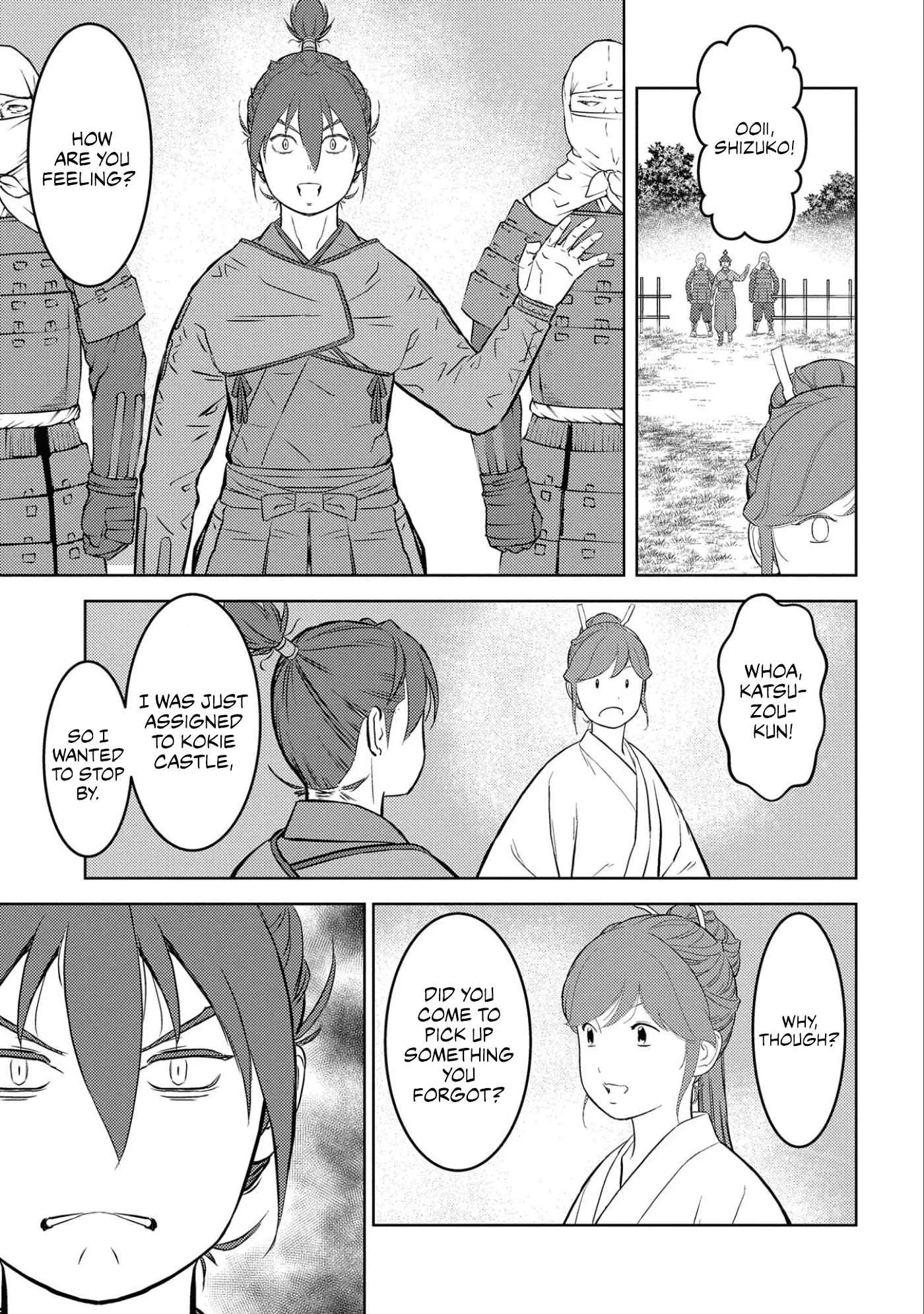 Sengoku Komachi Kuroutan: Noukou Giga Chapter 53 page 28