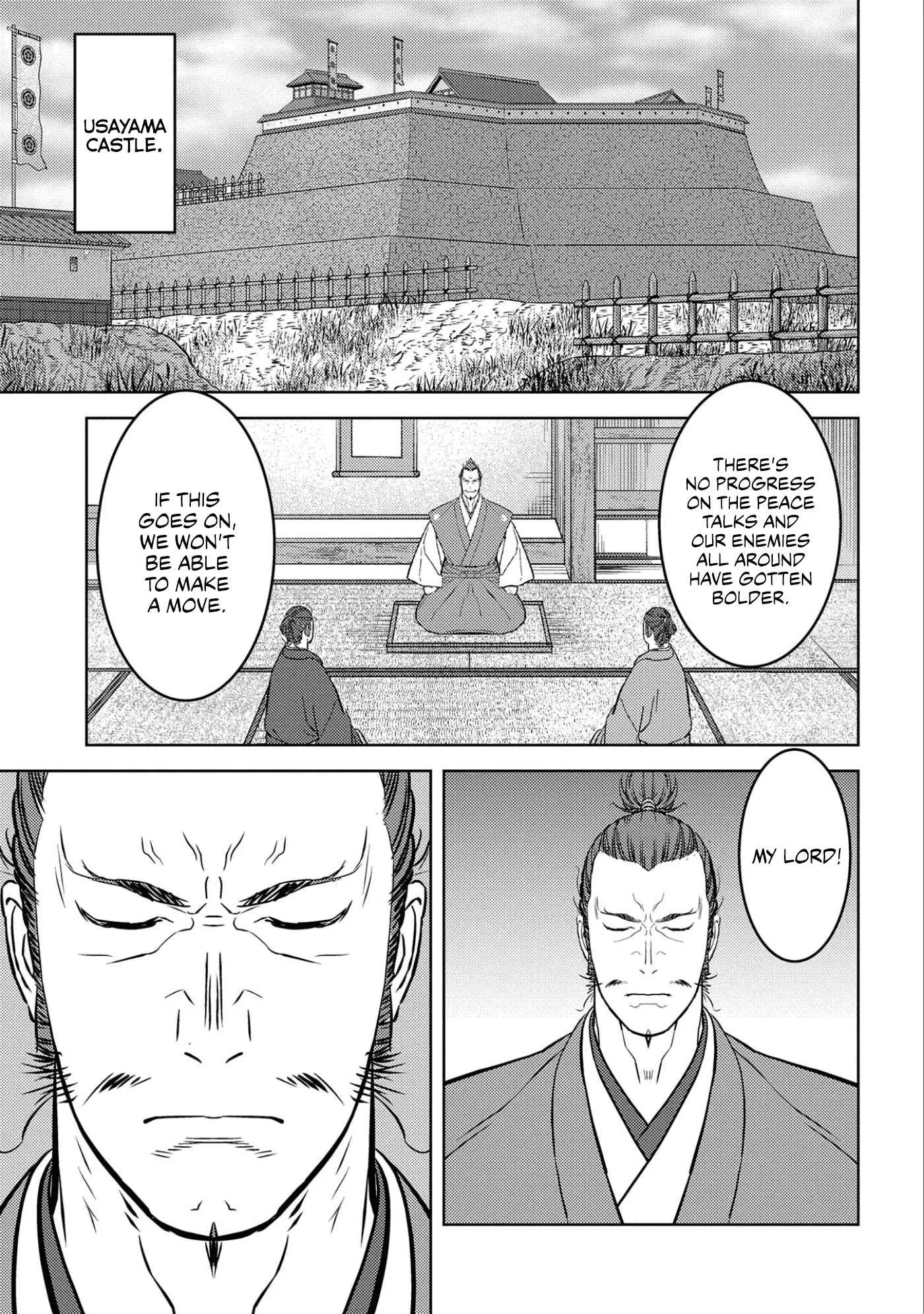 Sengoku Komachi Kuroutan: Noukou Giga Chapter 54 page 14
