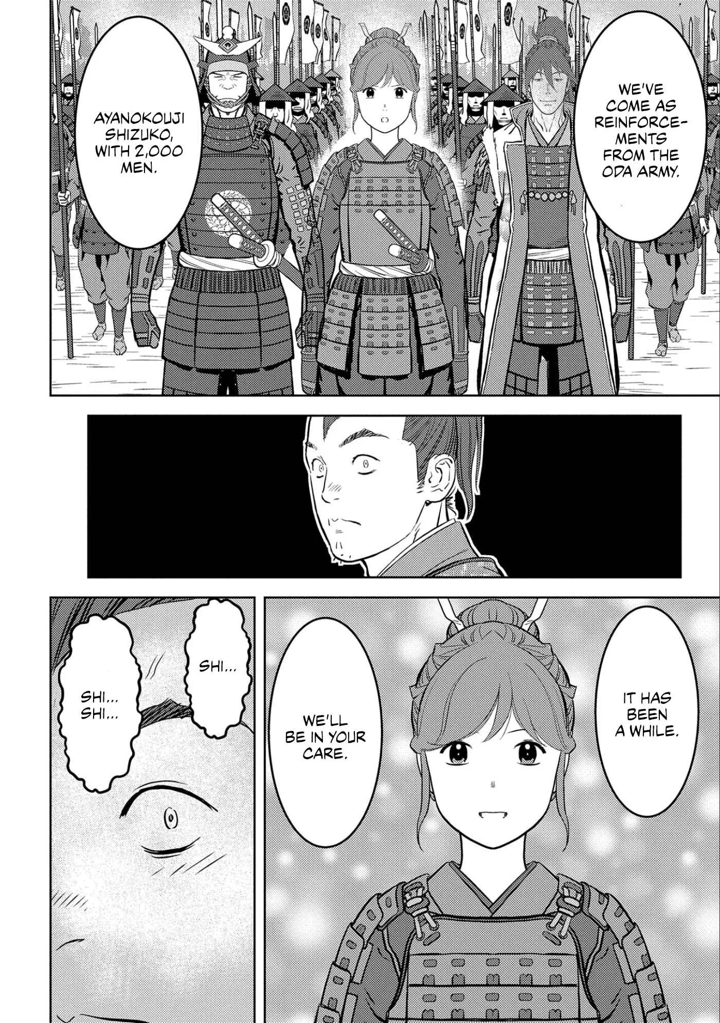 Sengoku Komachi Kuroutan: Noukou Giga Chapter 54 page 19