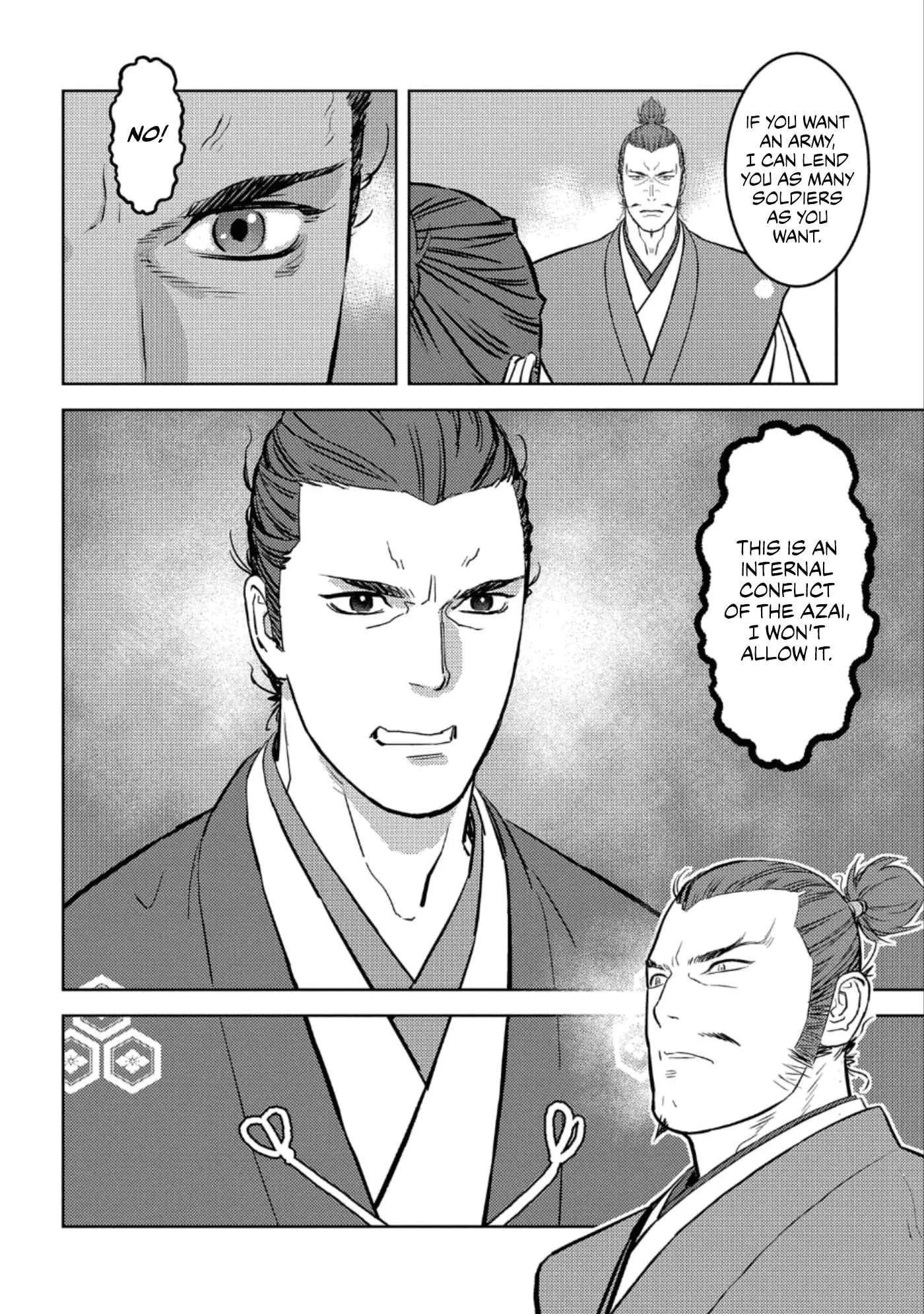Sengoku Komachi Kuroutan: Noukou Giga Chapter 55 page 13