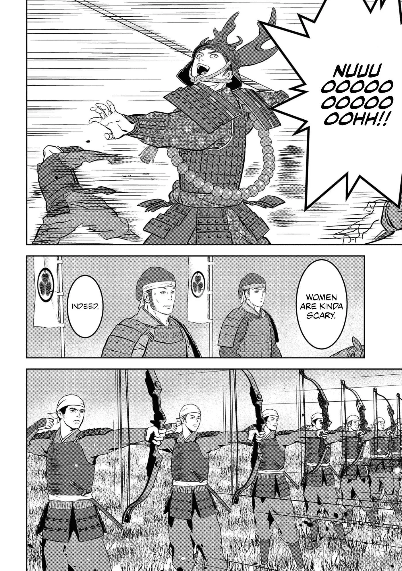Sengoku Komachi Kuroutan: Noukou Giga Chapter 54 page 21