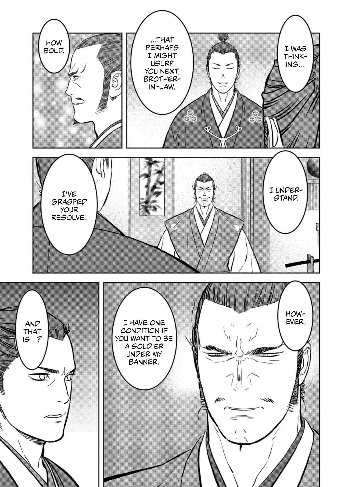 Sengoku Komachi Kuroutan: Noukou Giga Chapter 55 page 16