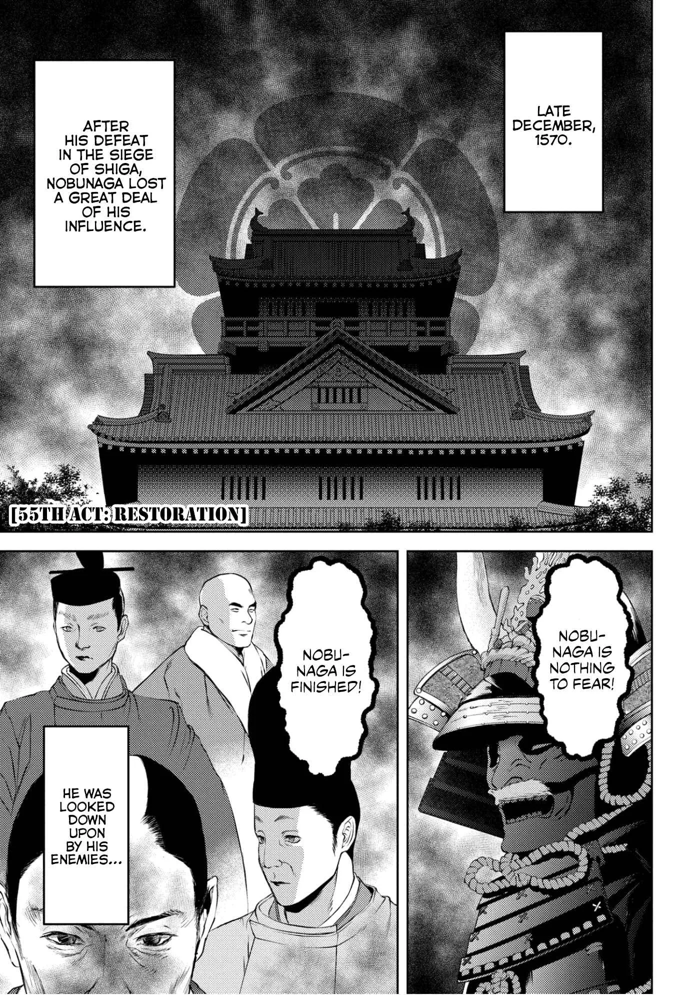 Sengoku Komachi Kuroutan: Noukou Giga Chapter 55 page 2