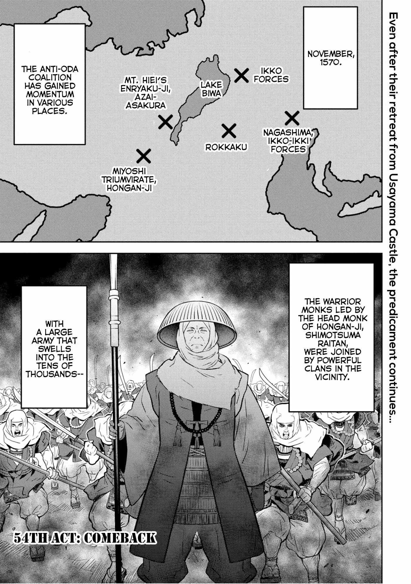 Sengoku Komachi Kuroutan: Noukou Giga Chapter 54 page 2