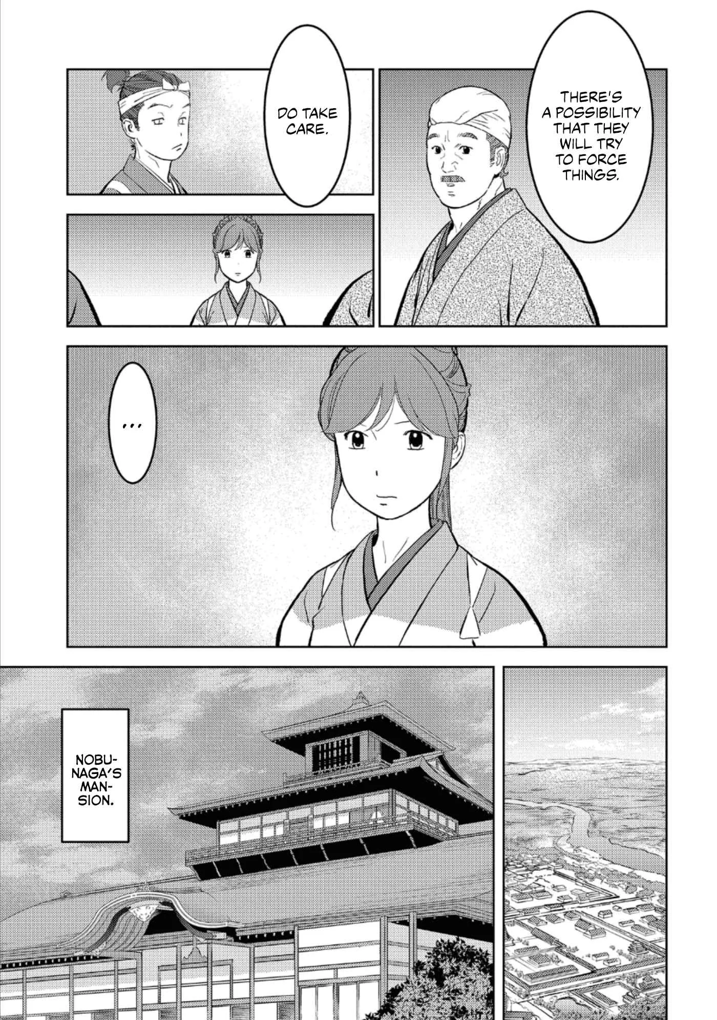 Sengoku Komachi Kuroutan: Noukou Giga Chapter 55 page 10