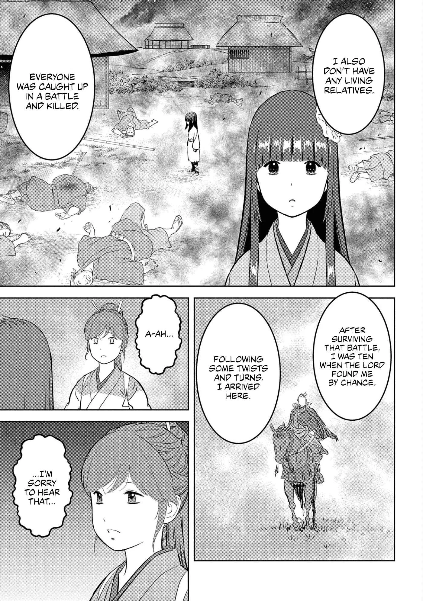 Sengoku Komachi Kuroutan: Noukou Giga Chapter 58 page 27
