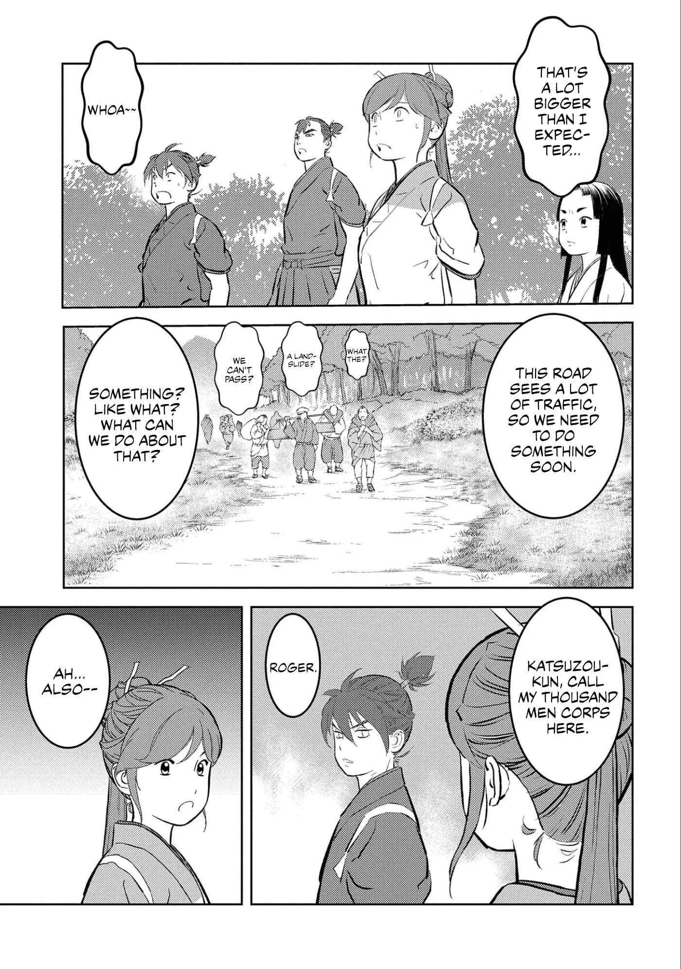 Sengoku Komachi Kuroutan: Noukou Giga Chapter 59 page 22