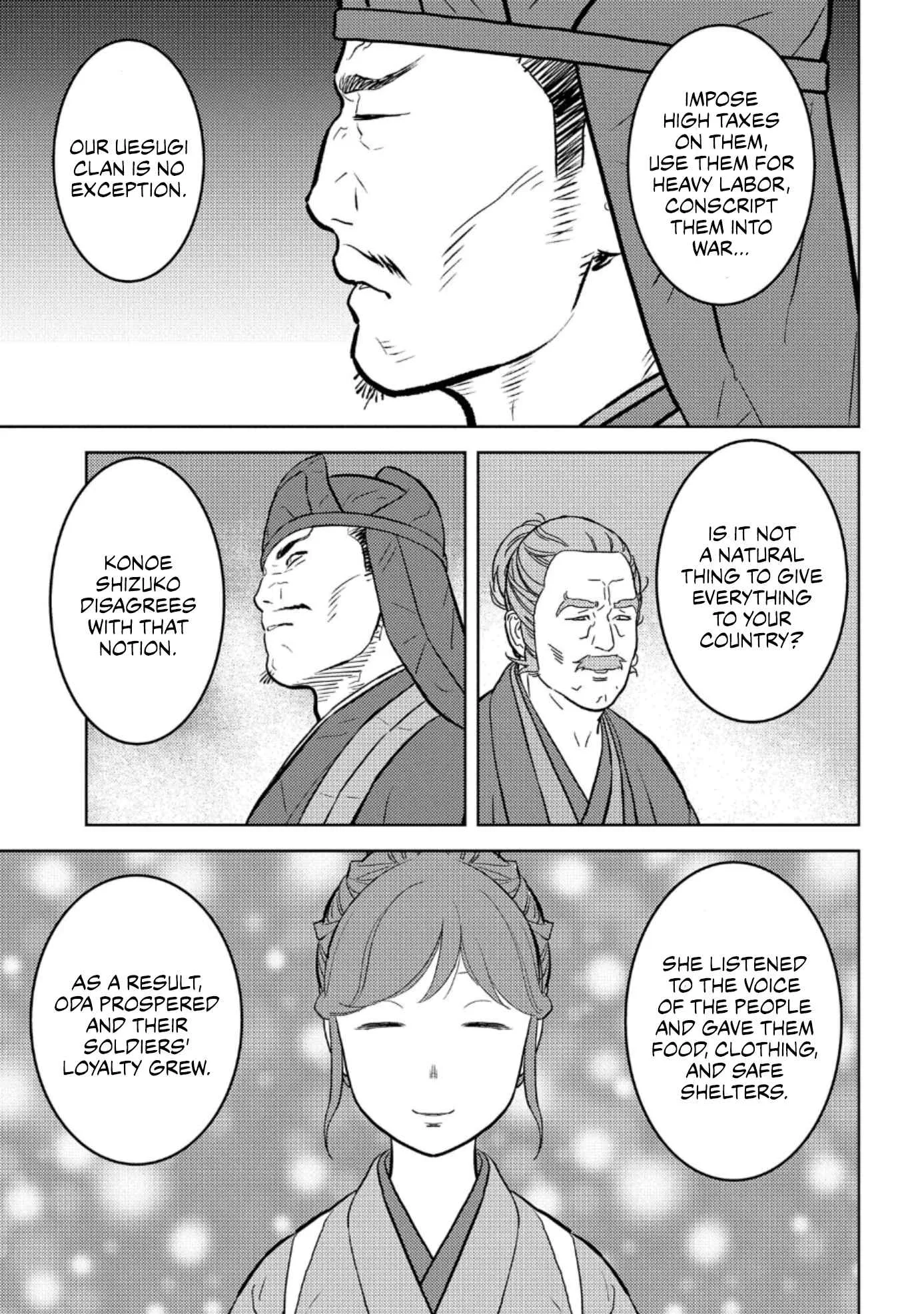 Sengoku Komachi Kuroutan: Noukou Giga Chapter 60 page 26