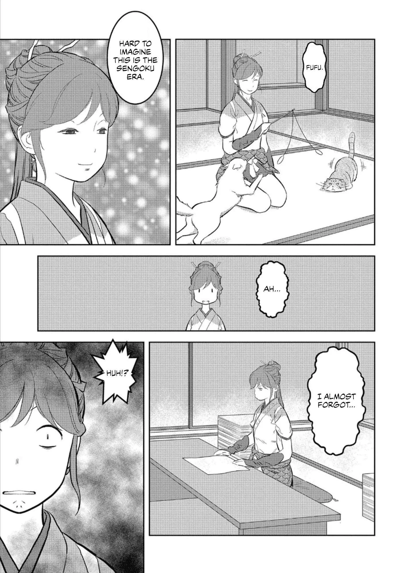 Sengoku Komachi Kuroutan: Noukou Giga Chapter 57 page 21