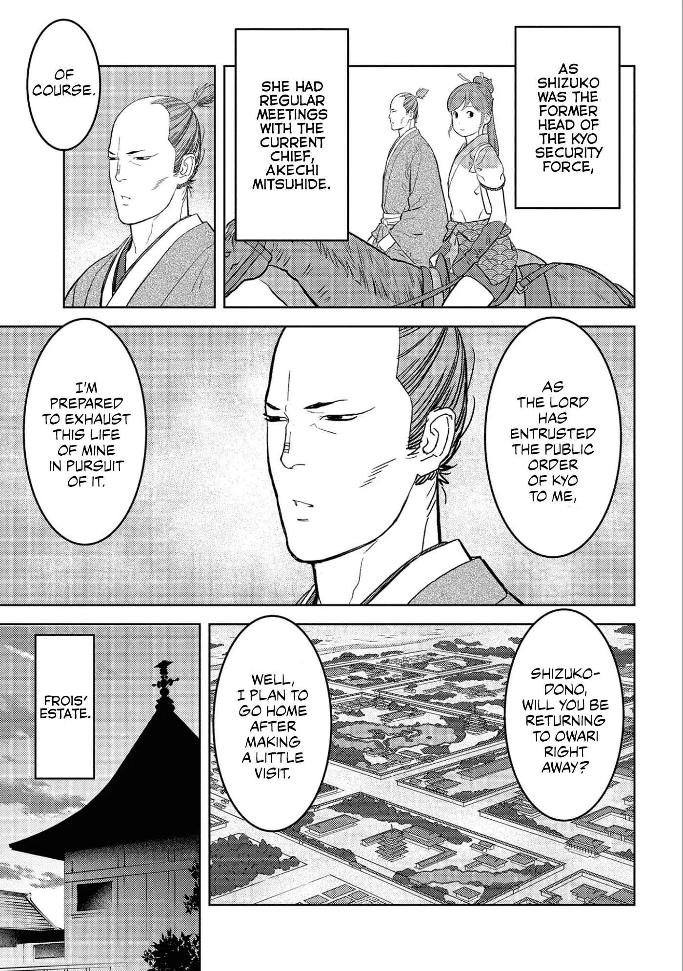 Sengoku Komachi Kuroutan: Noukou Giga Chapter 61 page 9
