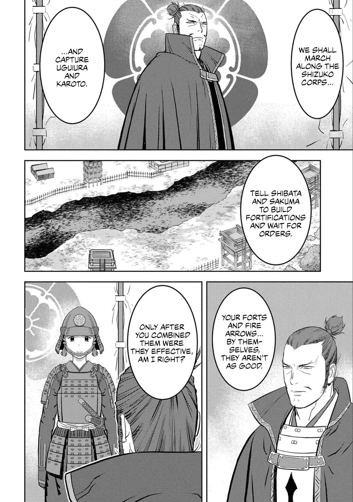 Sengoku Komachi Kuroutan: Noukou Giga Chapter 62 page 23