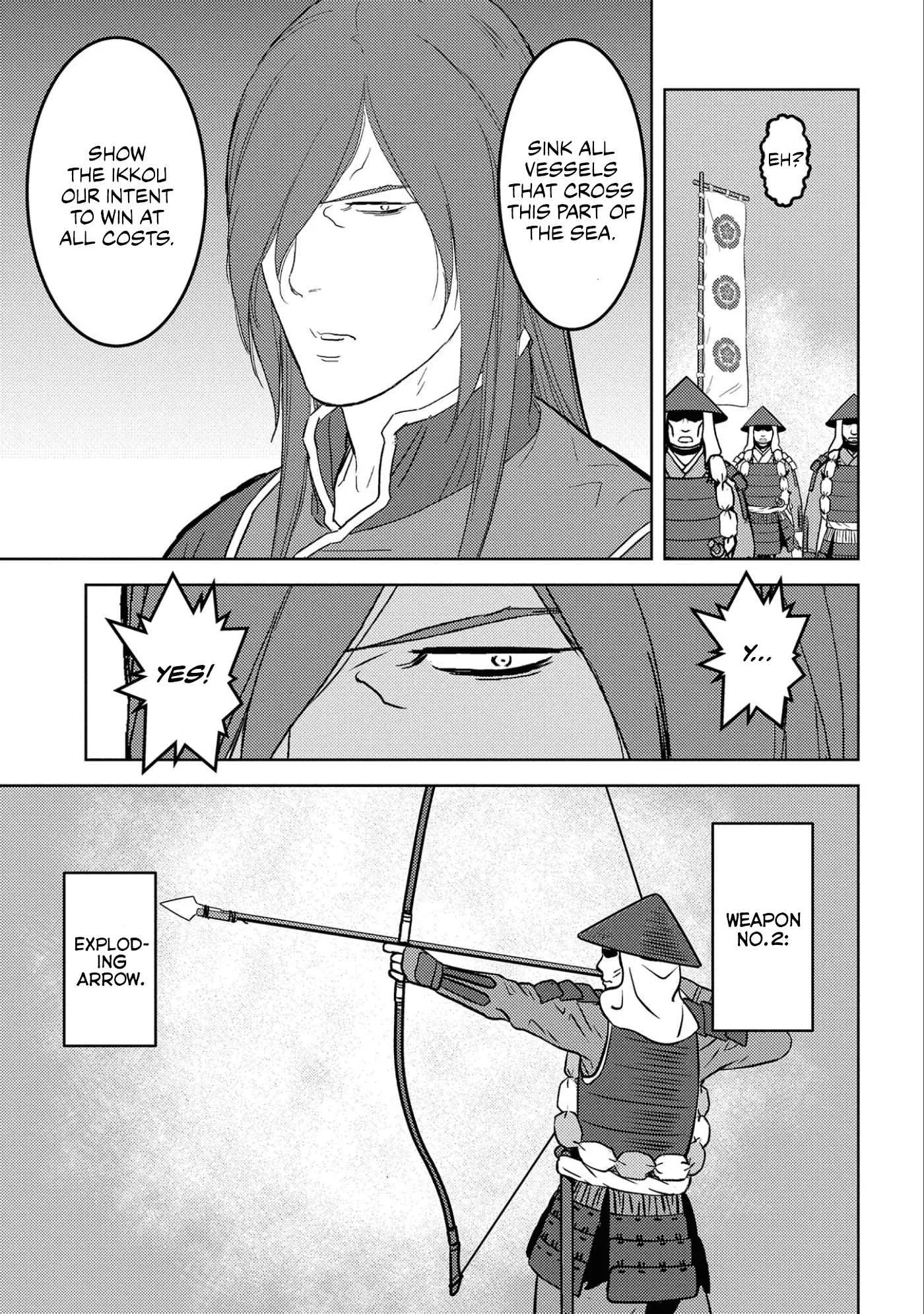 Sengoku Komachi Kuroutan: Noukou Giga Chapter 62 page 16