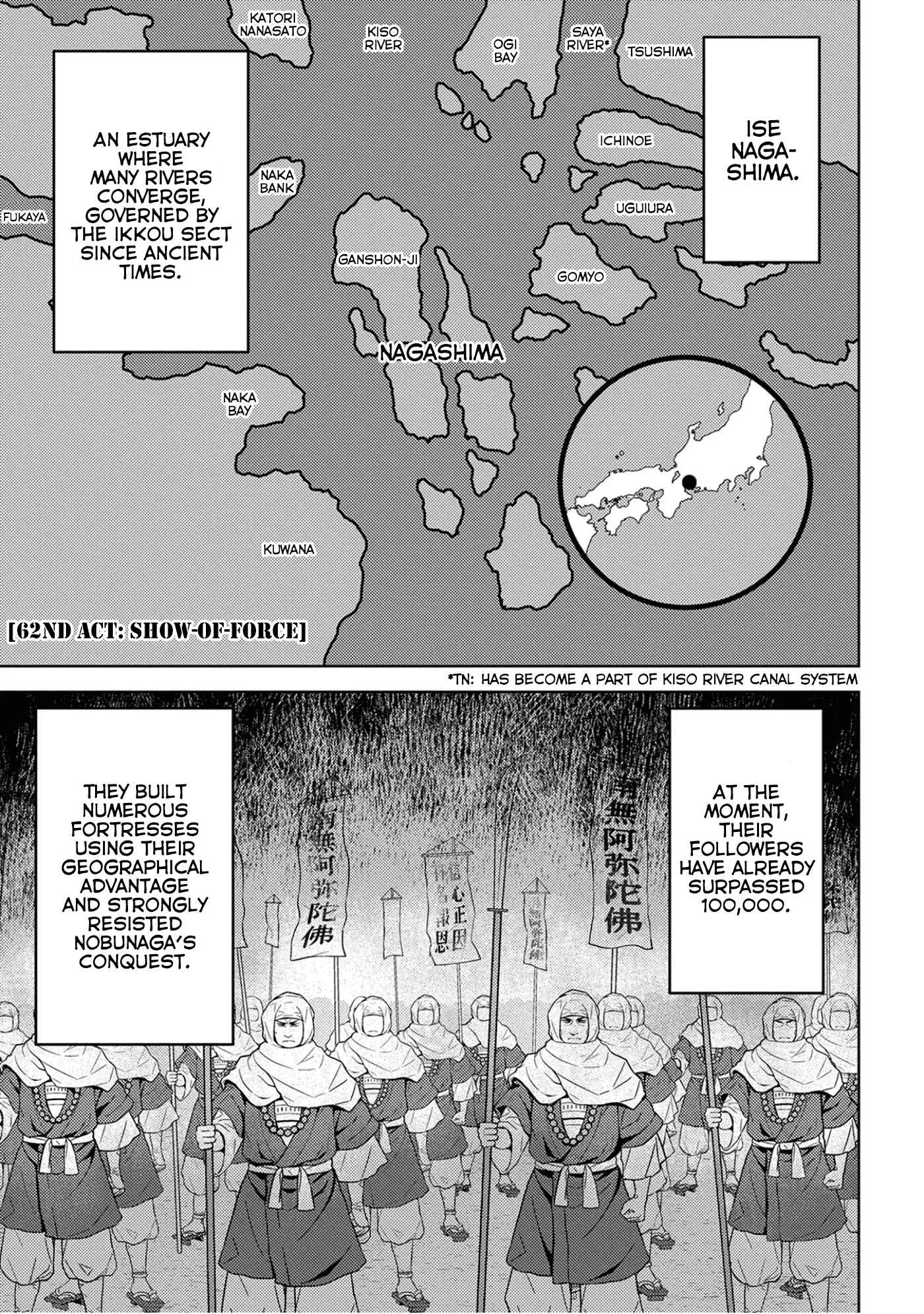 Sengoku Komachi Kuroutan: Noukou Giga Chapter 62 page 2