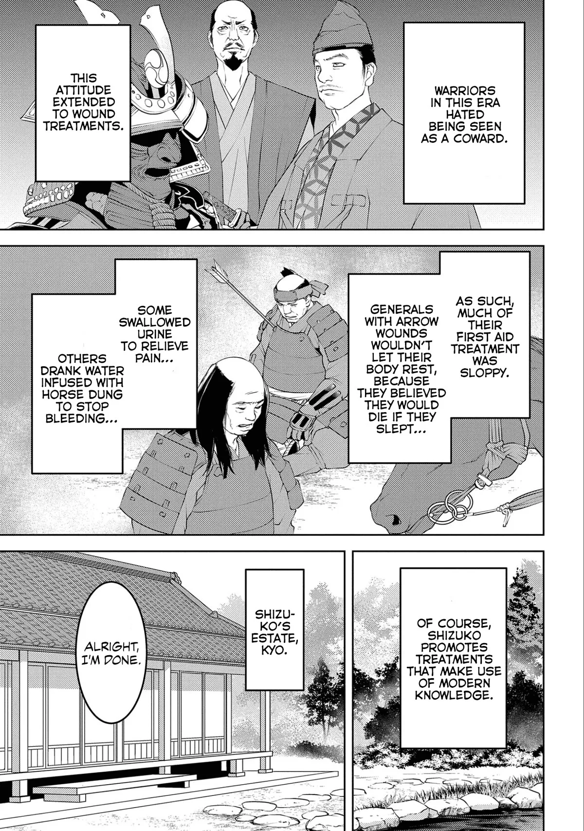 Sengoku Komachi Kuroutan: Noukou Giga Chapter 63 page 9