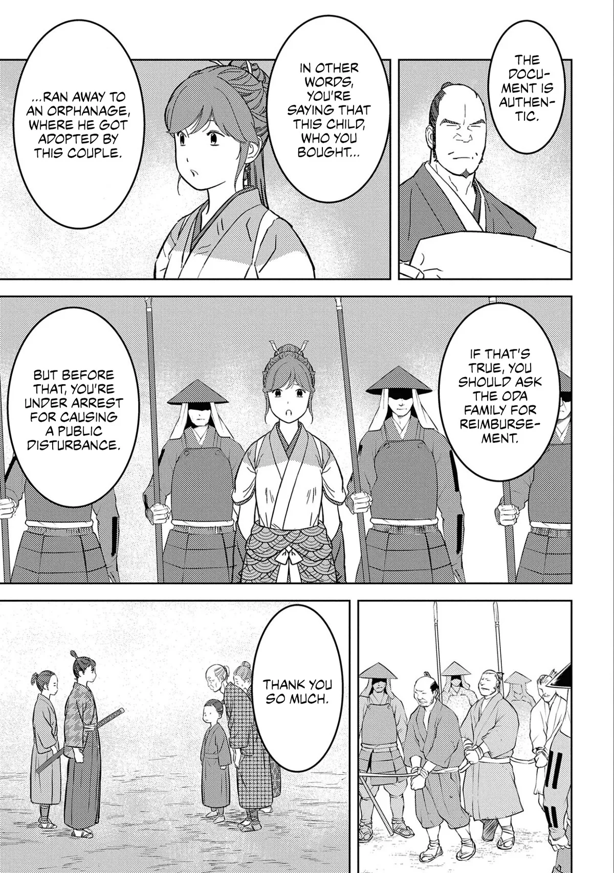 Sengoku Komachi Kuroutan: Noukou Giga Chapter 63 page 7