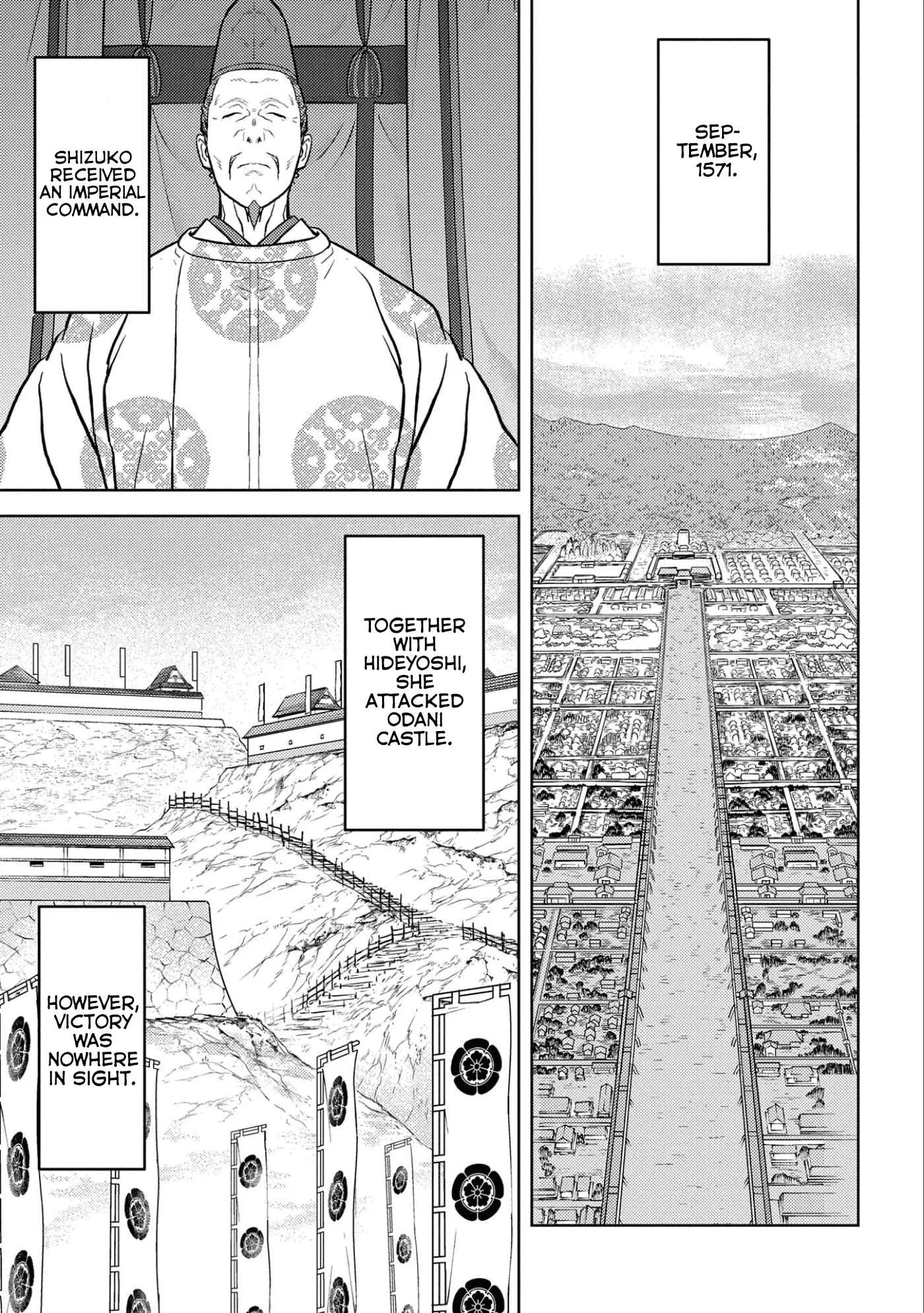 Sengoku Komachi Kuroutan: Noukou Giga Chapter 64 page 14