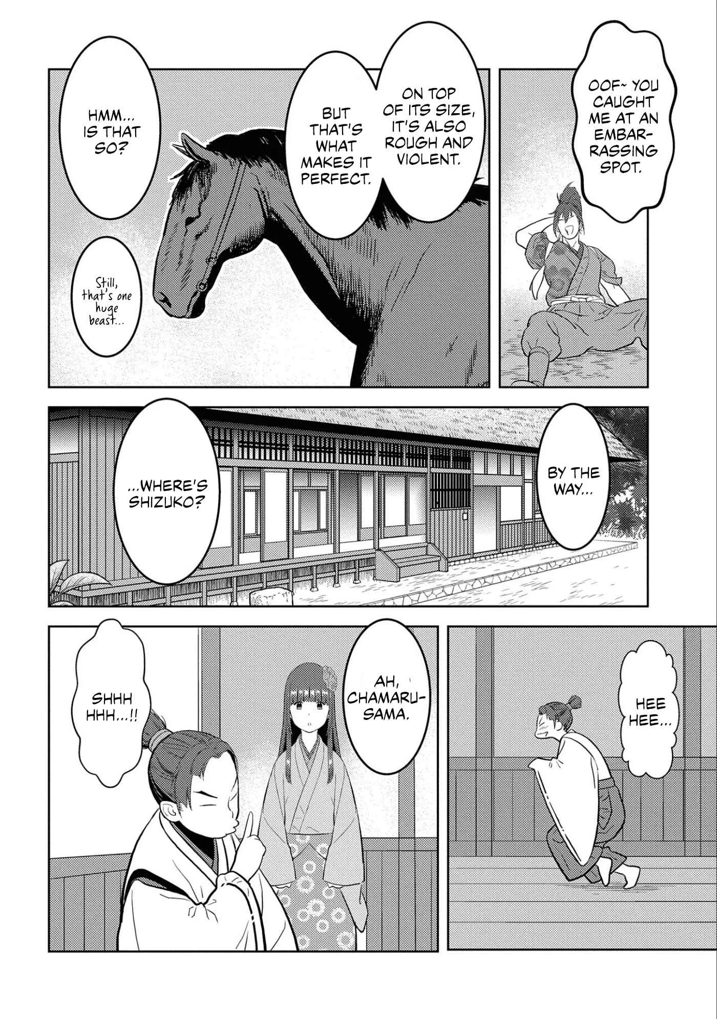 Sengoku Komachi Kuroutan: Noukou Giga Chapter 66 page 34