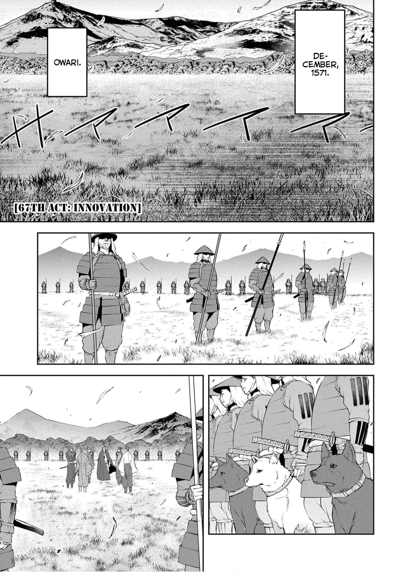 Sengoku Komachi Kuroutan: Noukou Giga Chapter 67 page 2