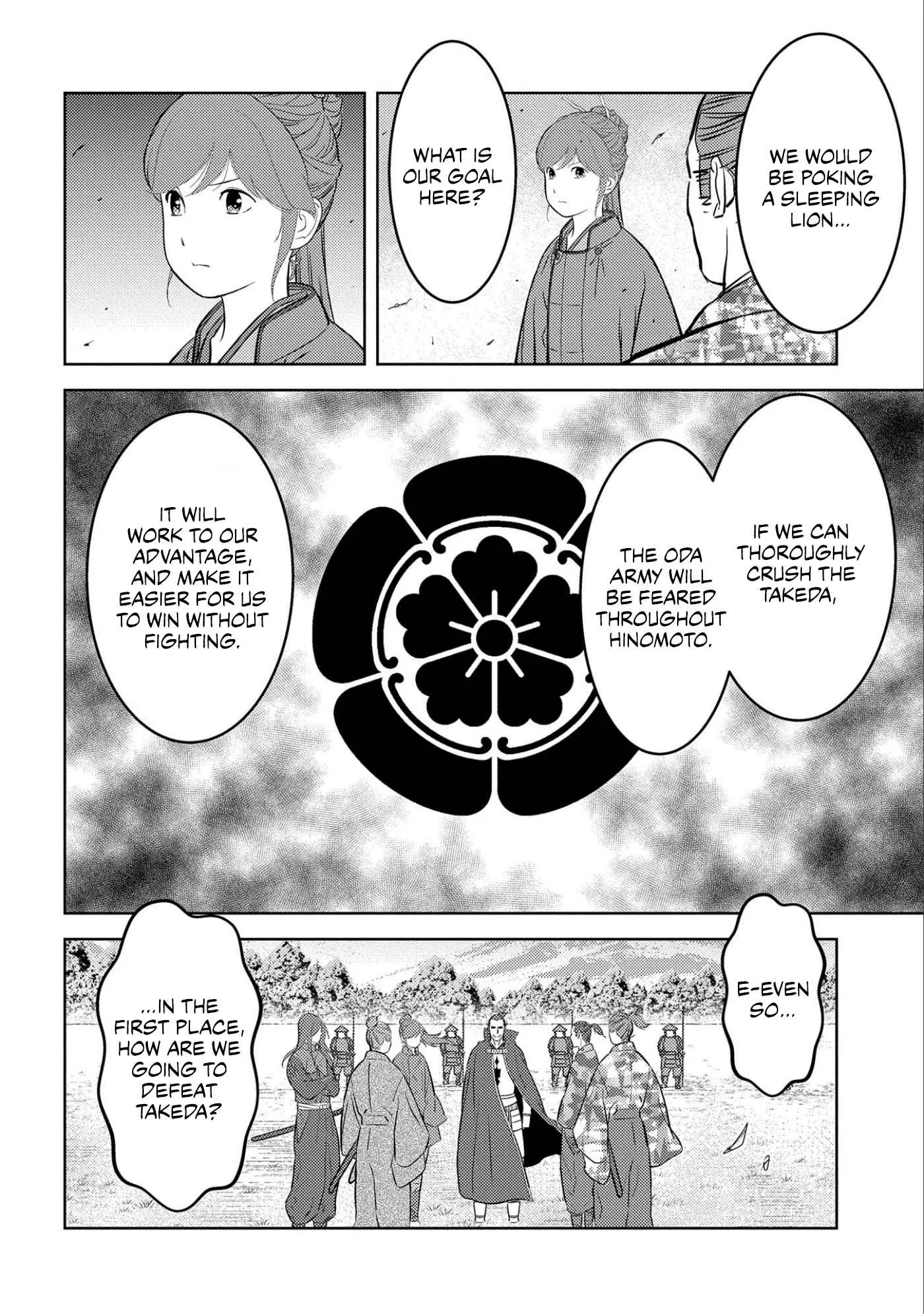 Sengoku Komachi Kuroutan: Noukou Giga Chapter 67 page 10