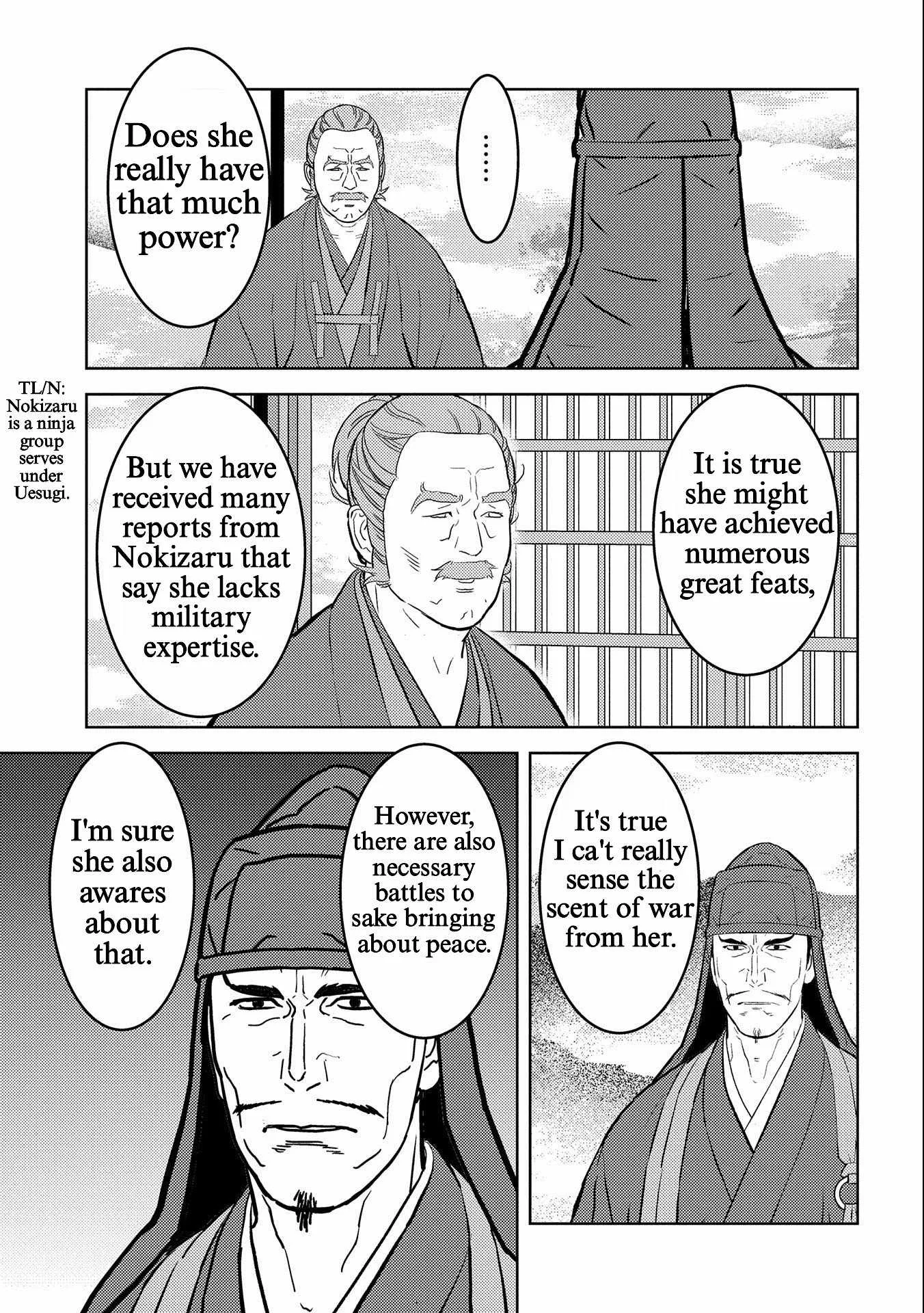 Sengoku Komachi Kuroutan: Noukou Giga Chapter 69 page 9