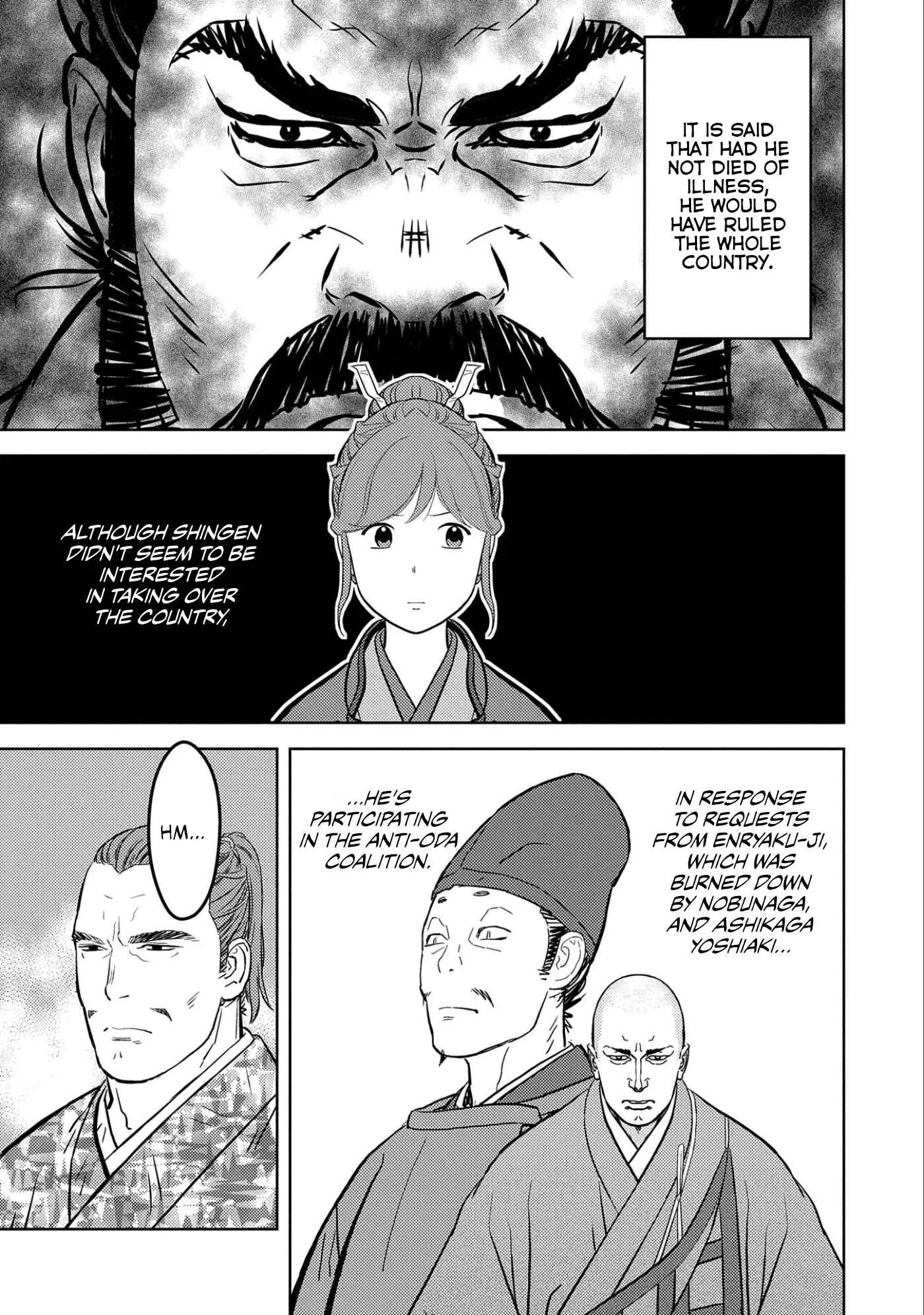 Sengoku Komachi Kuroutan: Noukou Giga Chapter 67 page 9
