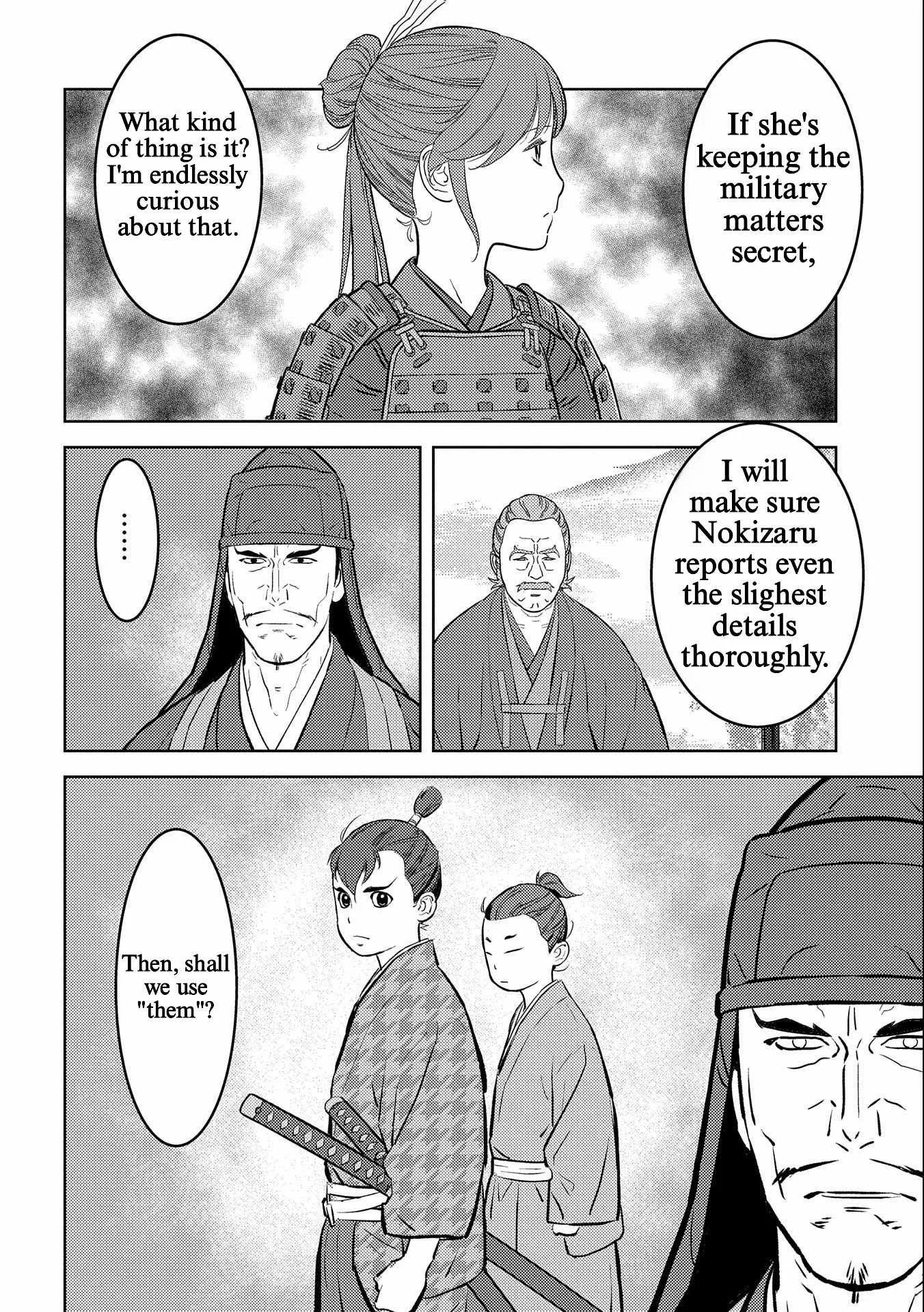 Sengoku Komachi Kuroutan: Noukou Giga Chapter 69 page 10