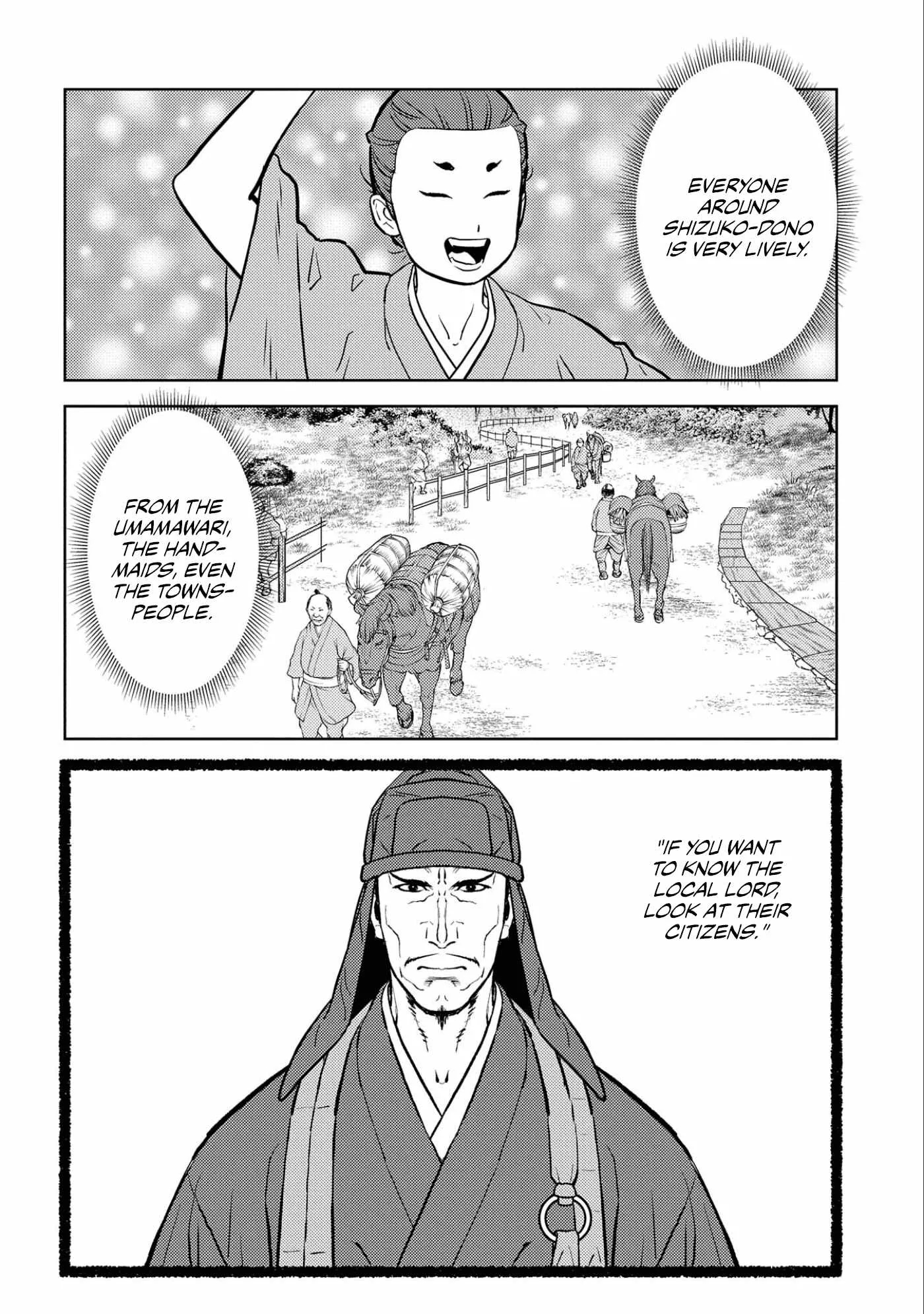 Sengoku Komachi Kuroutan: Noukou Giga Chapter 71 page 34