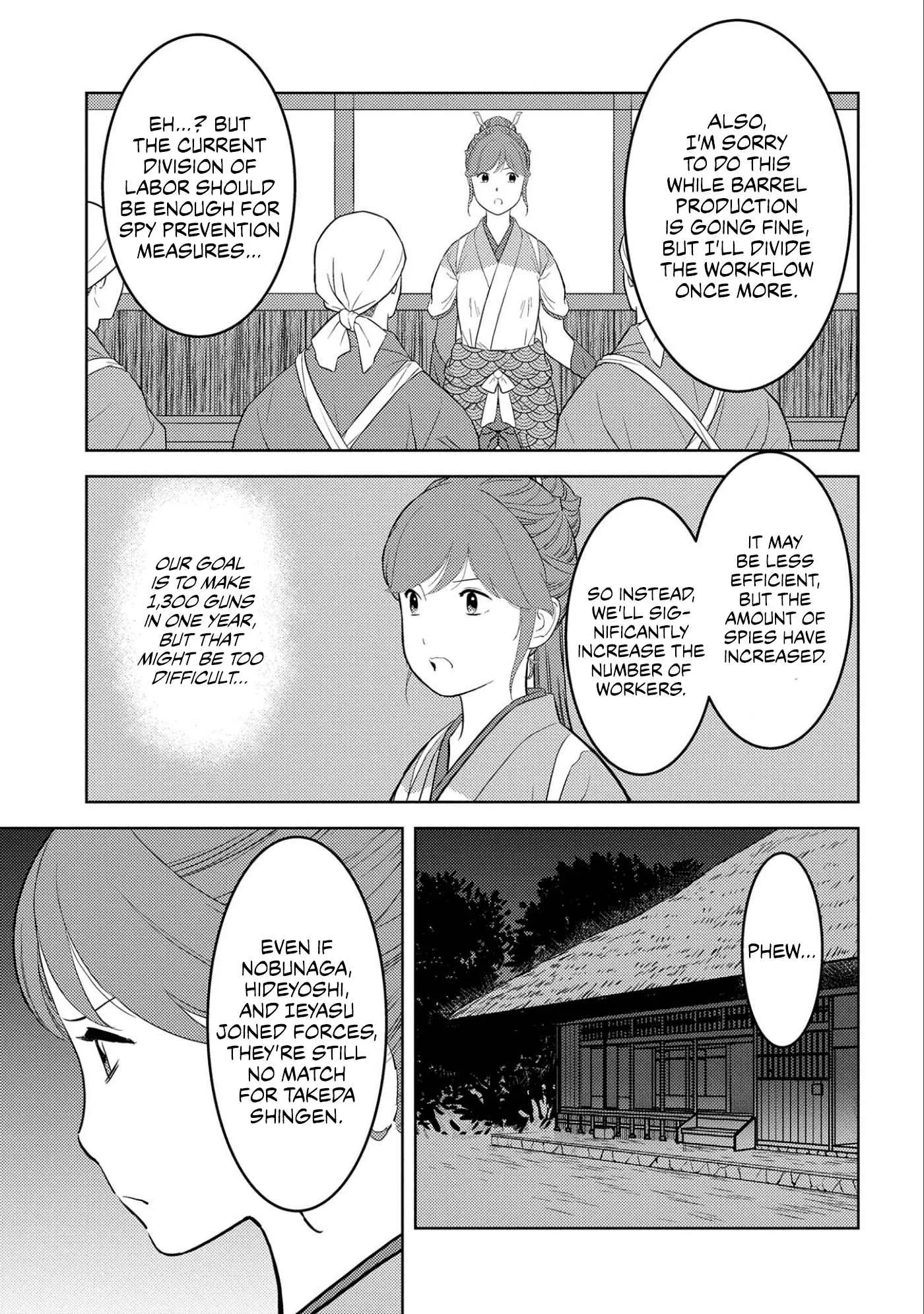 Sengoku Komachi Kuroutan: Noukou Giga Chapter 67 page 27